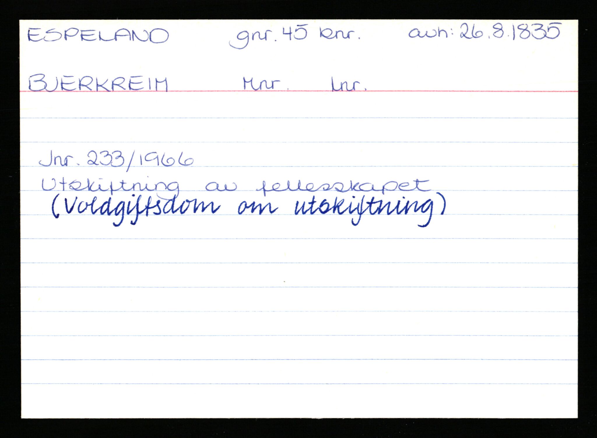Statsarkivet i Stavanger, AV/SAST-A-101971/03/Y/Yk/L0009: Registerkort sortert etter gårdsnavn: Ersdal - Fikstveit, 1750-1930, p. 140