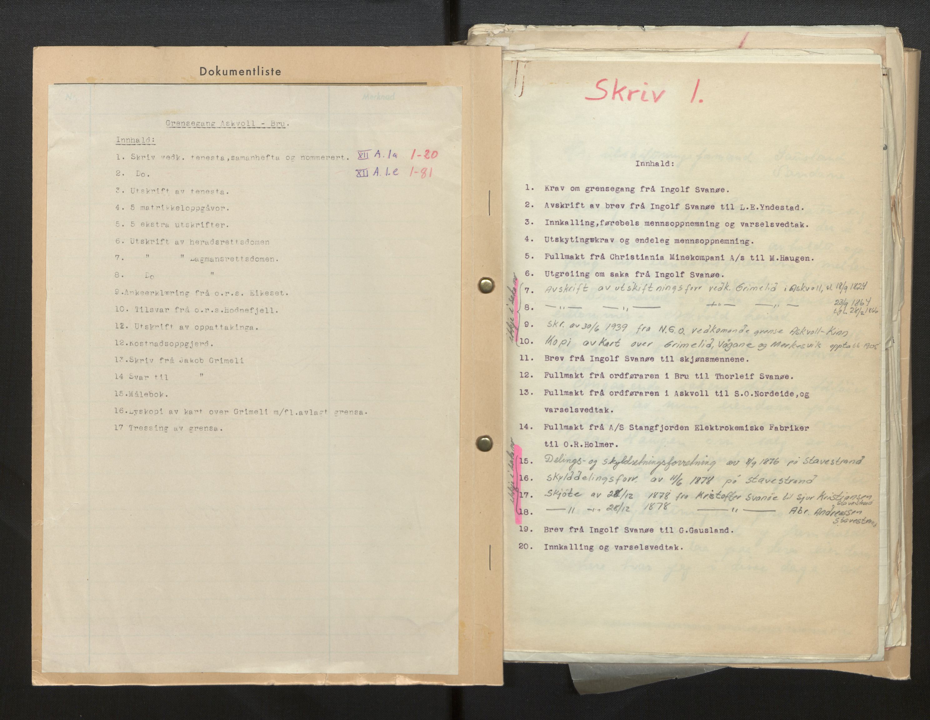 Sogn og Fjordane jordskiftedøme - III Sunnfjord jordskiftedistrikt, AV/SAB-A-6201/B/Bb/L0002: Askvoll gnr. 7-11, 1939-1952, p. 126