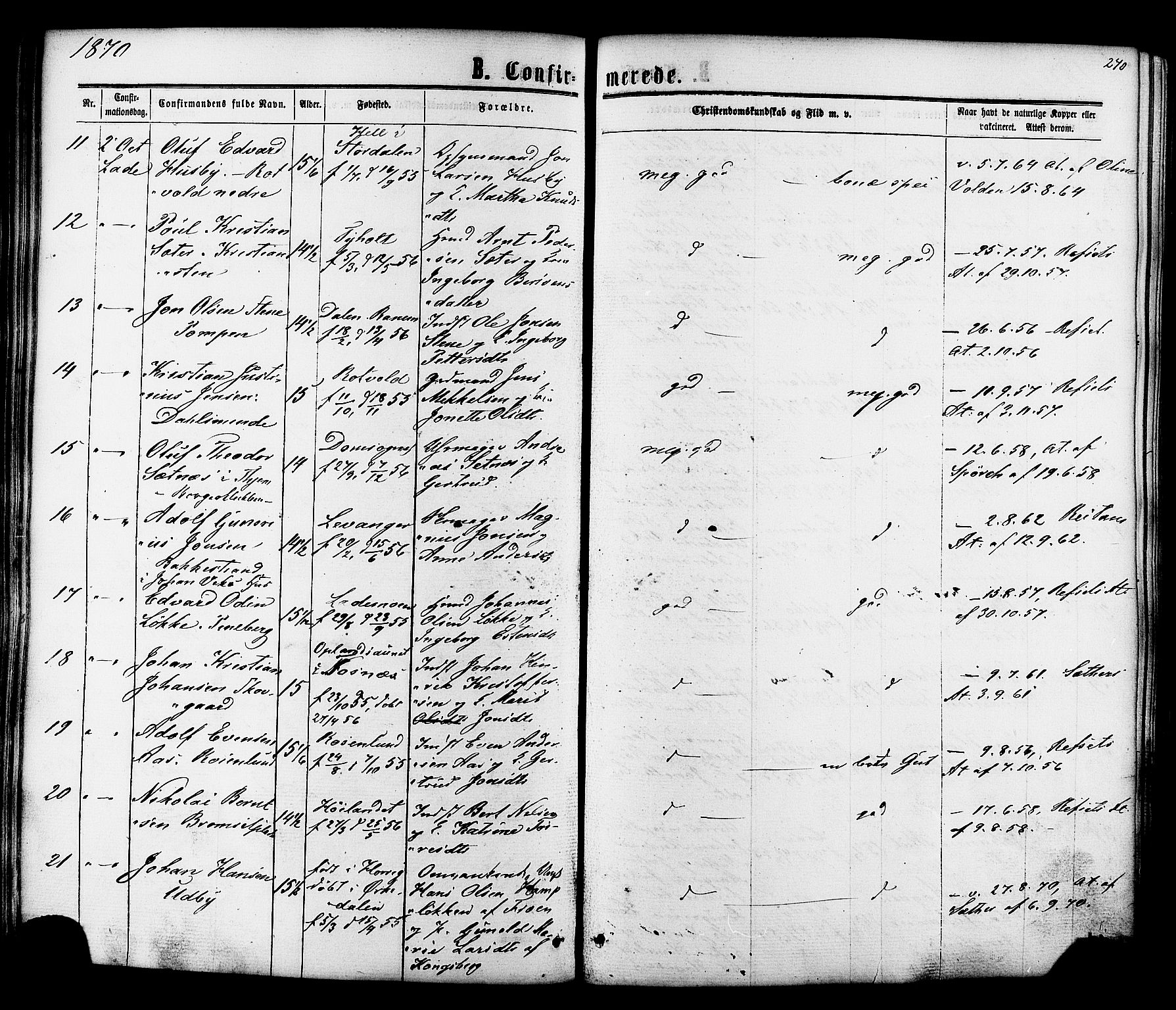 Ministerialprotokoller, klokkerbøker og fødselsregistre - Sør-Trøndelag, SAT/A-1456/606/L0293: Parish register (official) no. 606A08, 1866-1877, p. 240