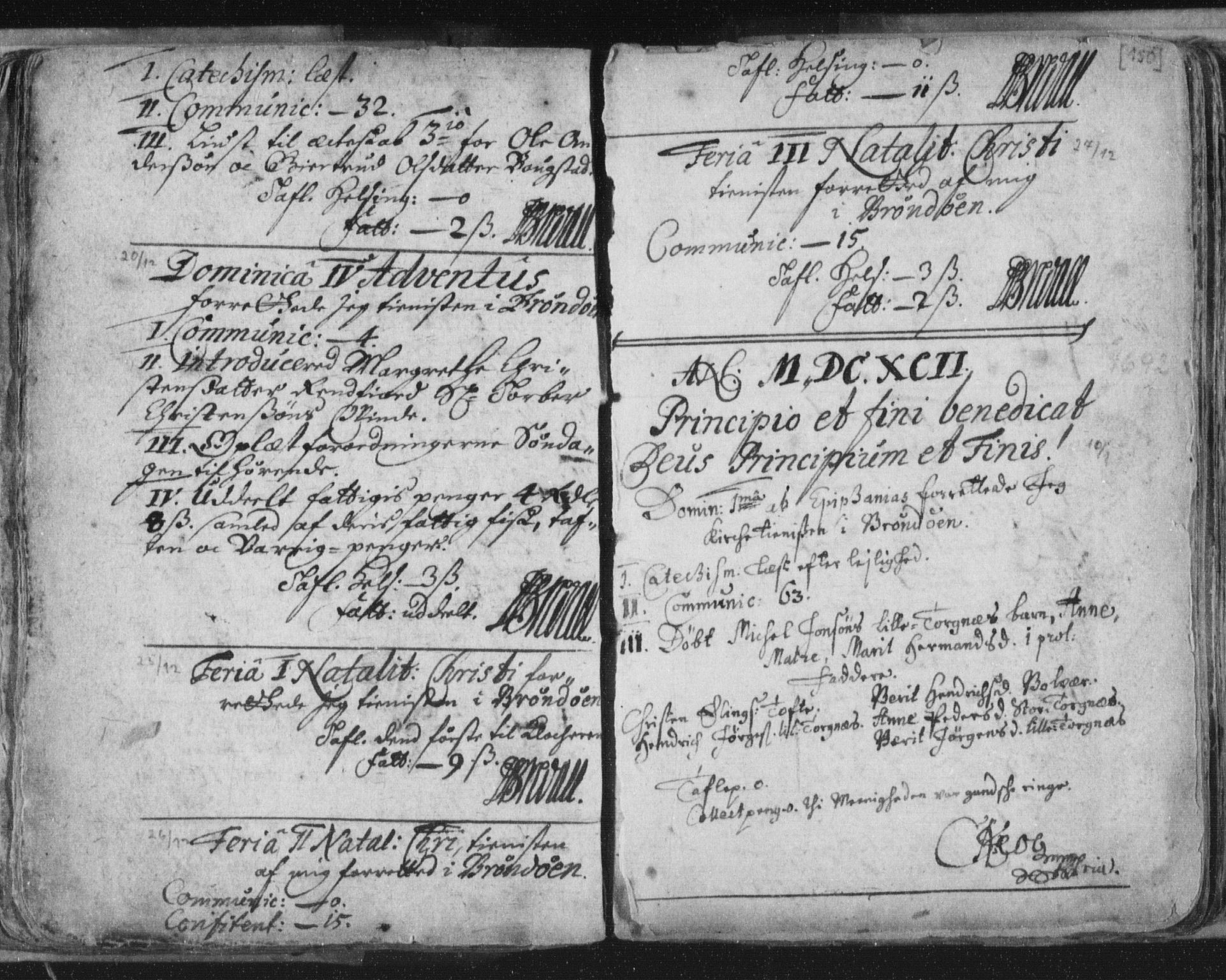 Ministerialprotokoller, klokkerbøker og fødselsregistre - Nordland, SAT/A-1459/813/L0192: Parish register (official) no. 813A02, 1677-1718, p. 150