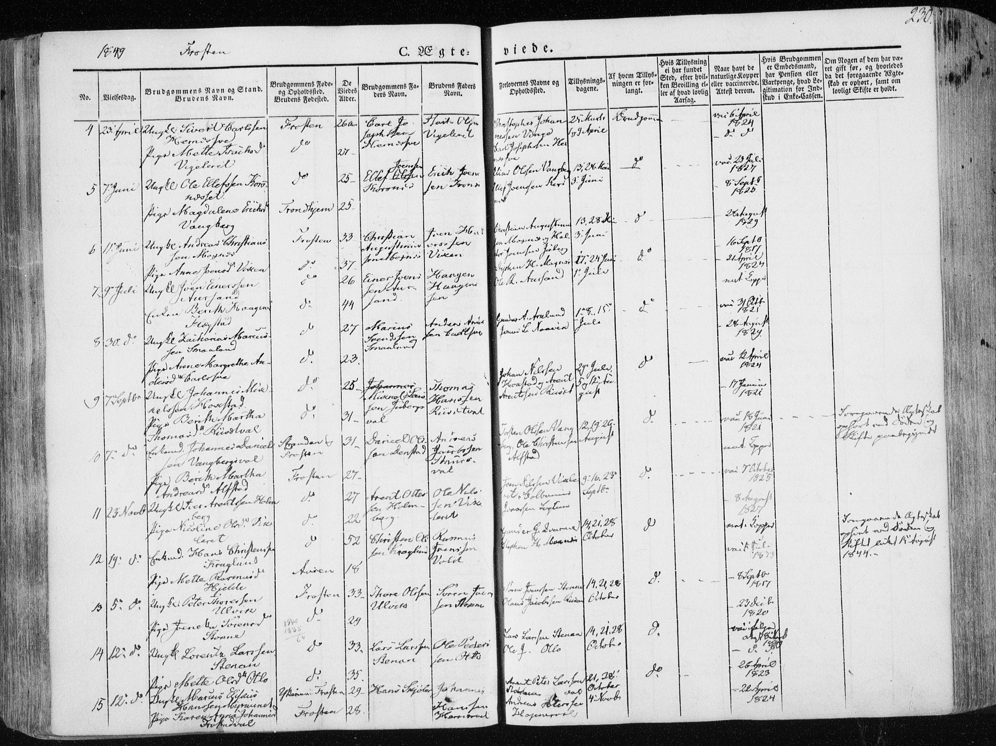 Ministerialprotokoller, klokkerbøker og fødselsregistre - Nord-Trøndelag, AV/SAT-A-1458/713/L0115: Parish register (official) no. 713A06, 1838-1851, p. 230