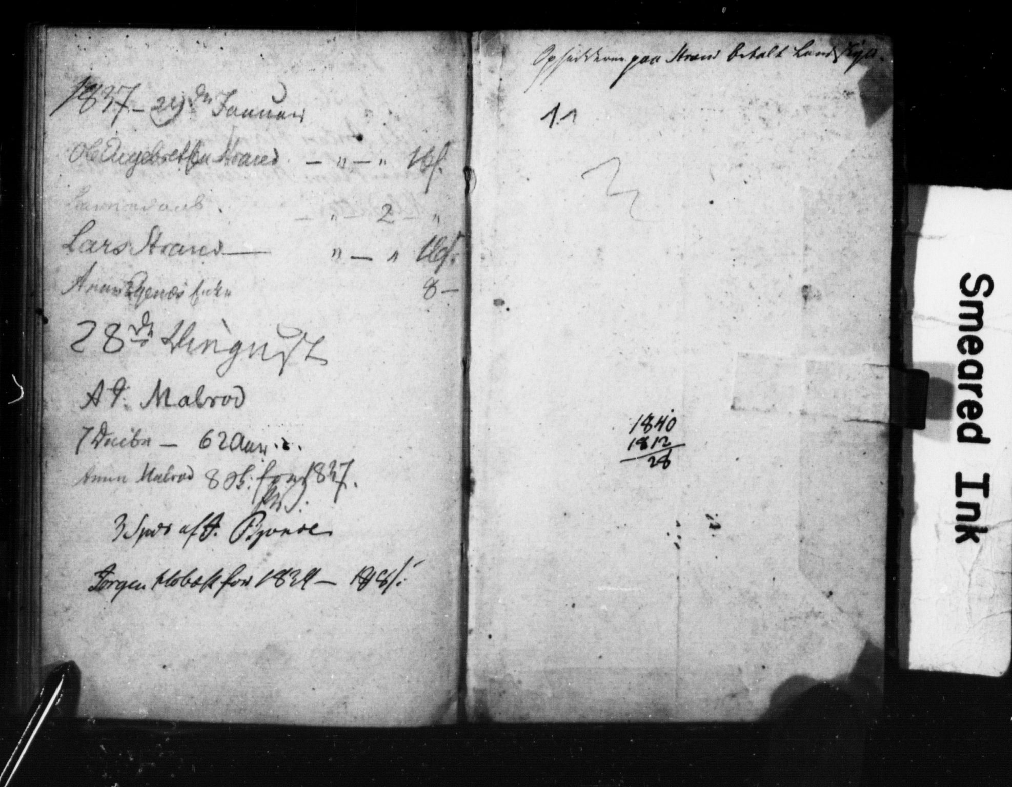 Brunlanes kirkebøker, AV/SAKO-A-342/H/Ha/L0001: Banns register no. 1, 1834-1841