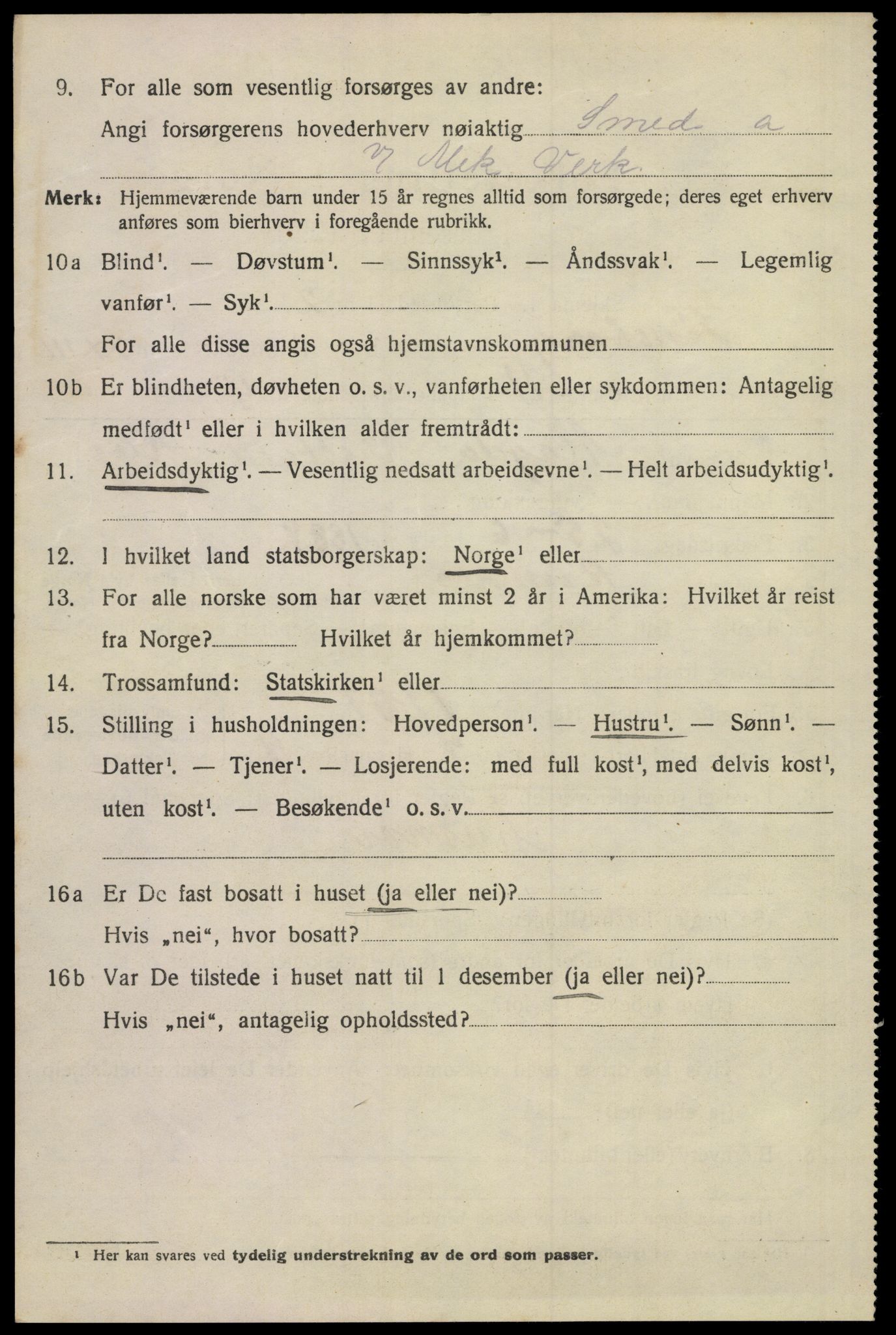 SAKO, 1920 census for Tønsberg, 1920, p. 32610