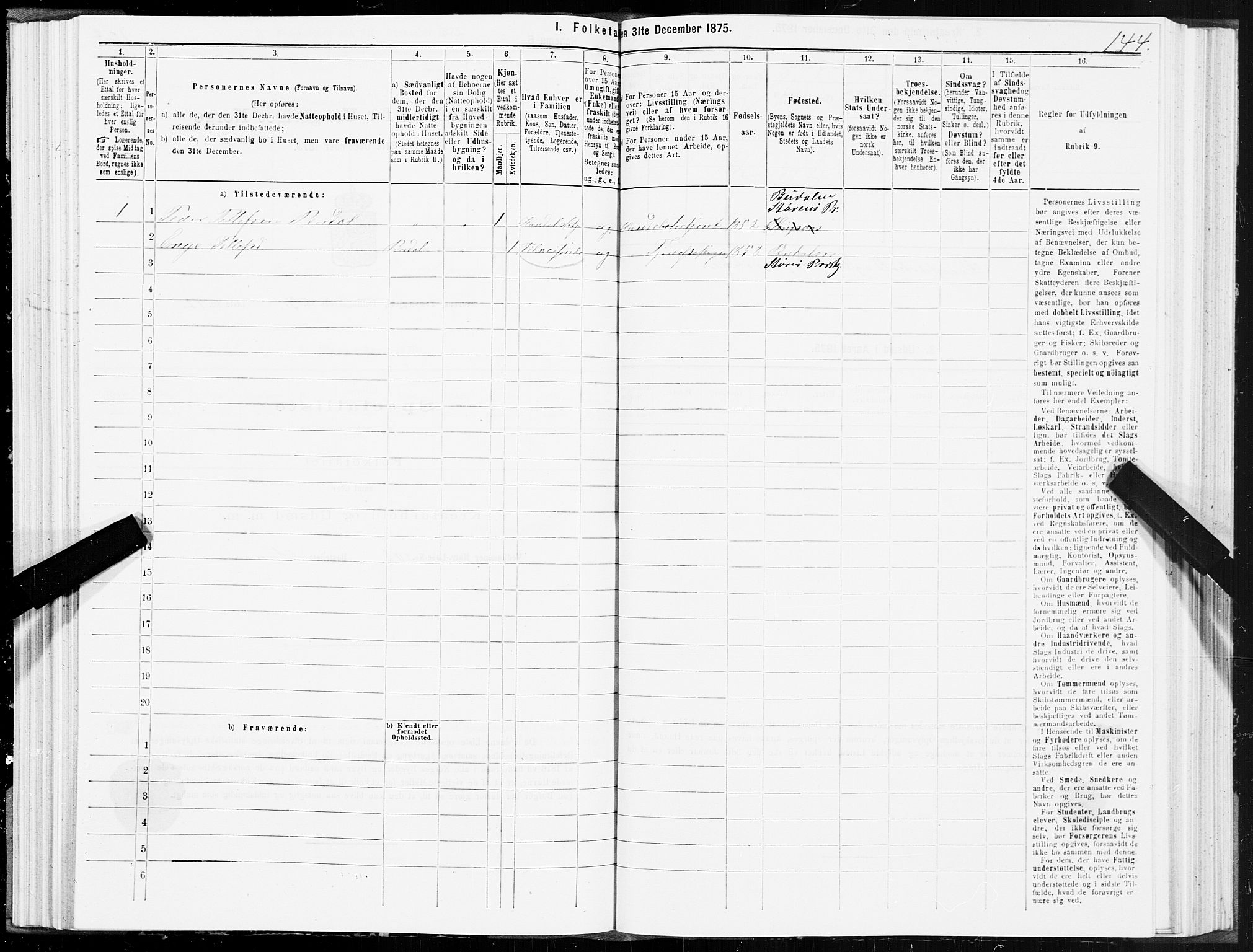 SAT, 1875 census for 1648P Støren, 1875, p. 2144