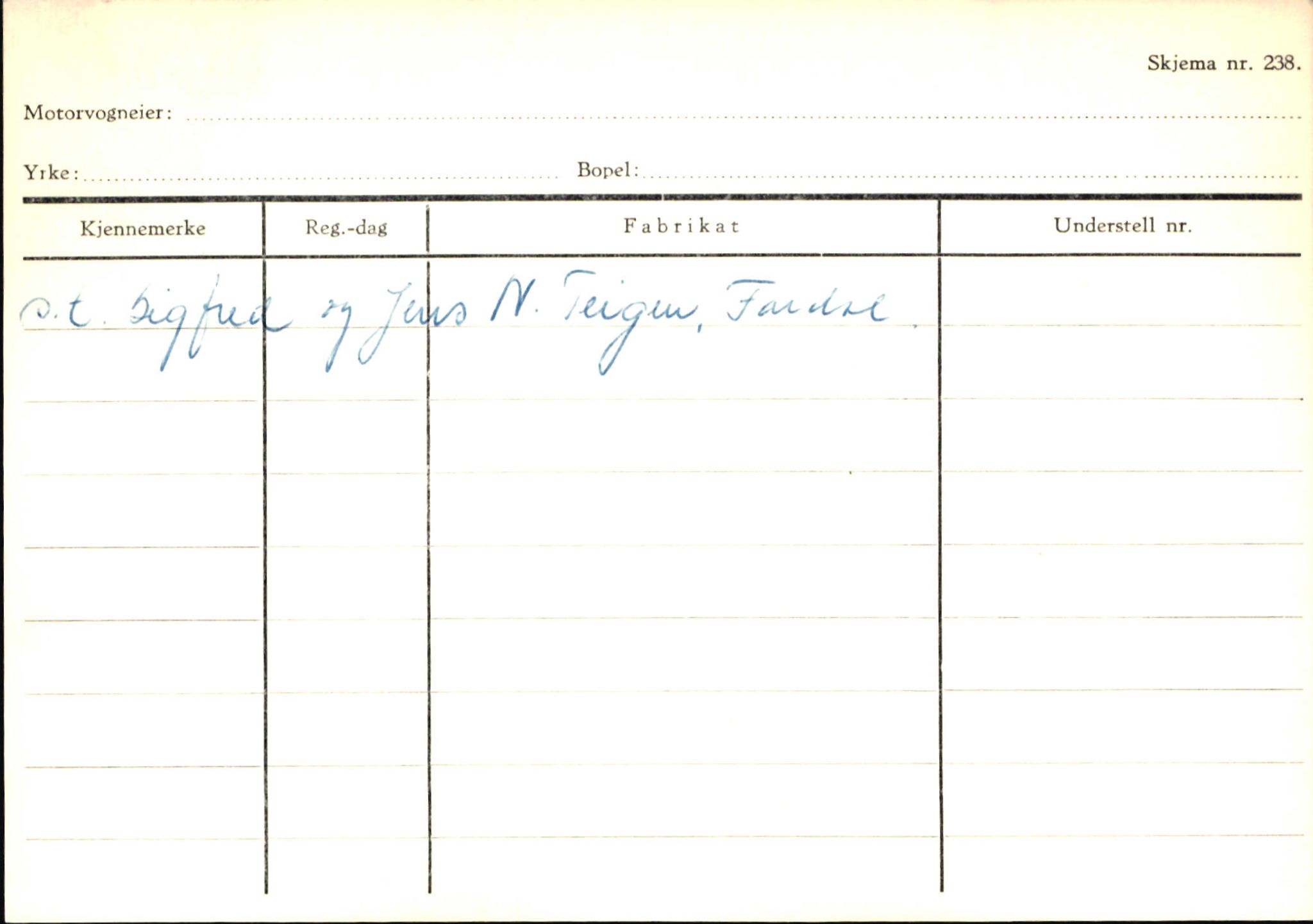 Statens vegvesen, Sogn og Fjordane vegkontor, AV/SAB-A-5301/4/F/L0146: Registerkort Årdal R-Å samt diverse kort, 1945-1975, p. 619