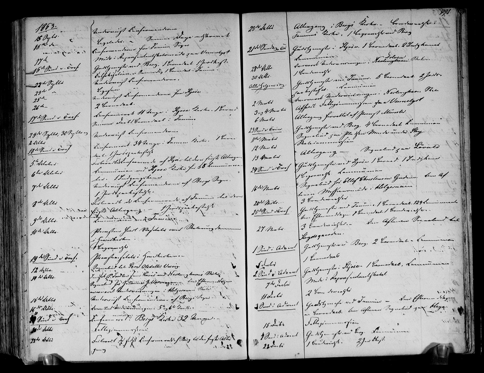 Brunlanes kirkebøker, AV/SAKO-A-342/F/Fa/L0005: Parish register (official) no. I 5, 1862-1877, p. 498