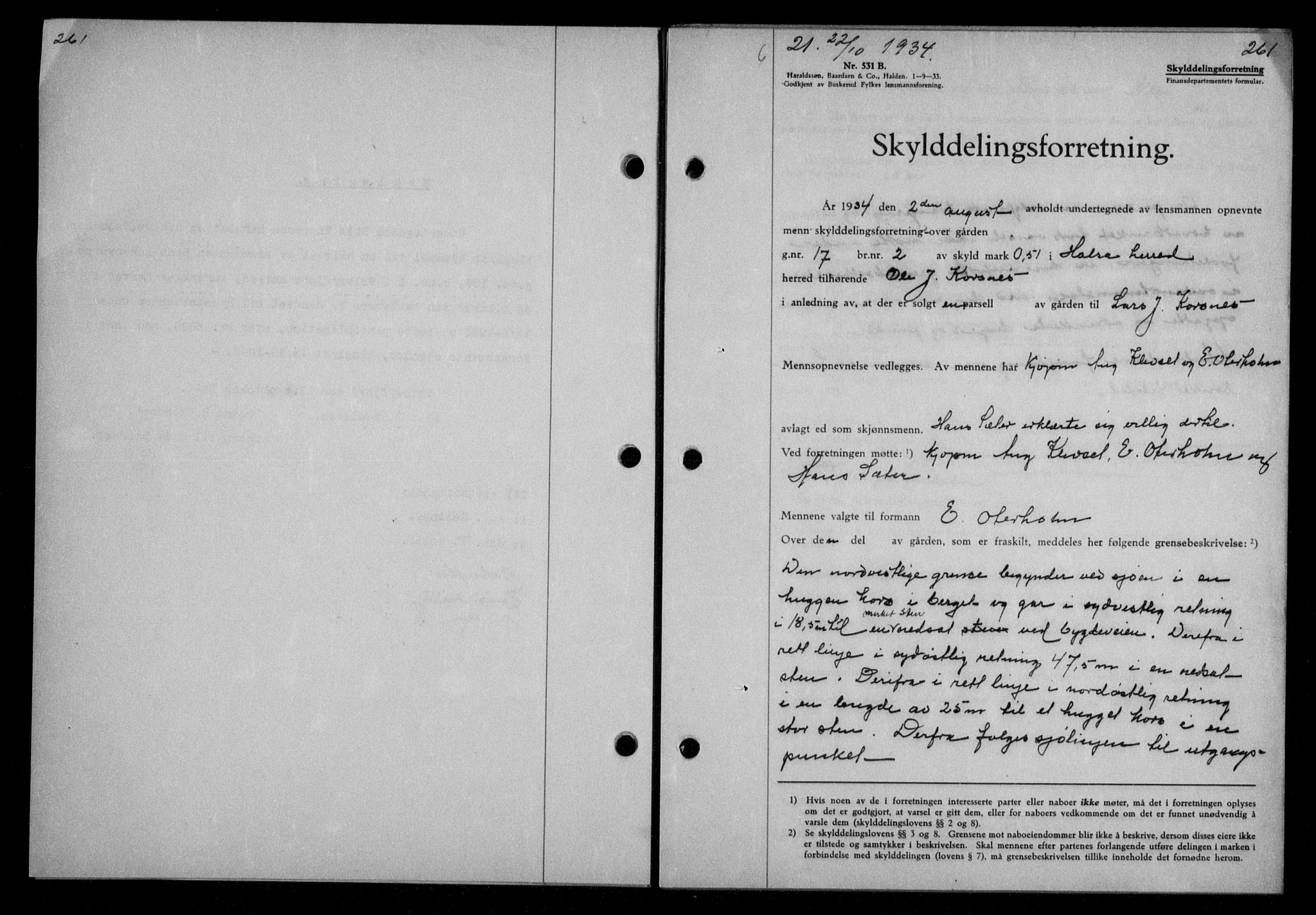 Nordmøre sorenskriveri, AV/SAT-A-4132/1/2/2Ca/L0082: Mortgage book no. 72, 1934-1934, Deed date: 22.10.1934