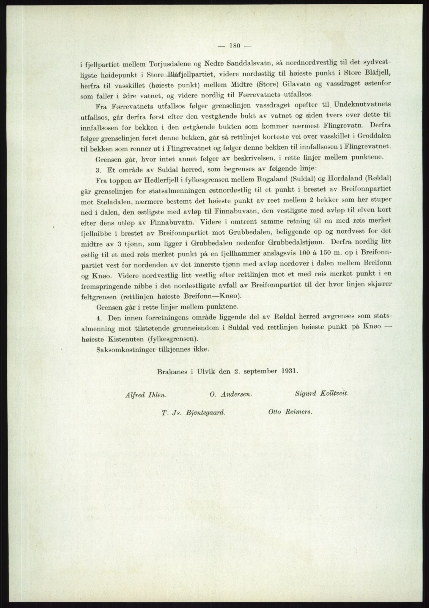 Høyfjellskommisjonen, AV/RA-S-1546/X/Xa/L0001: Nr. 1-33, 1909-1953, p. 1513