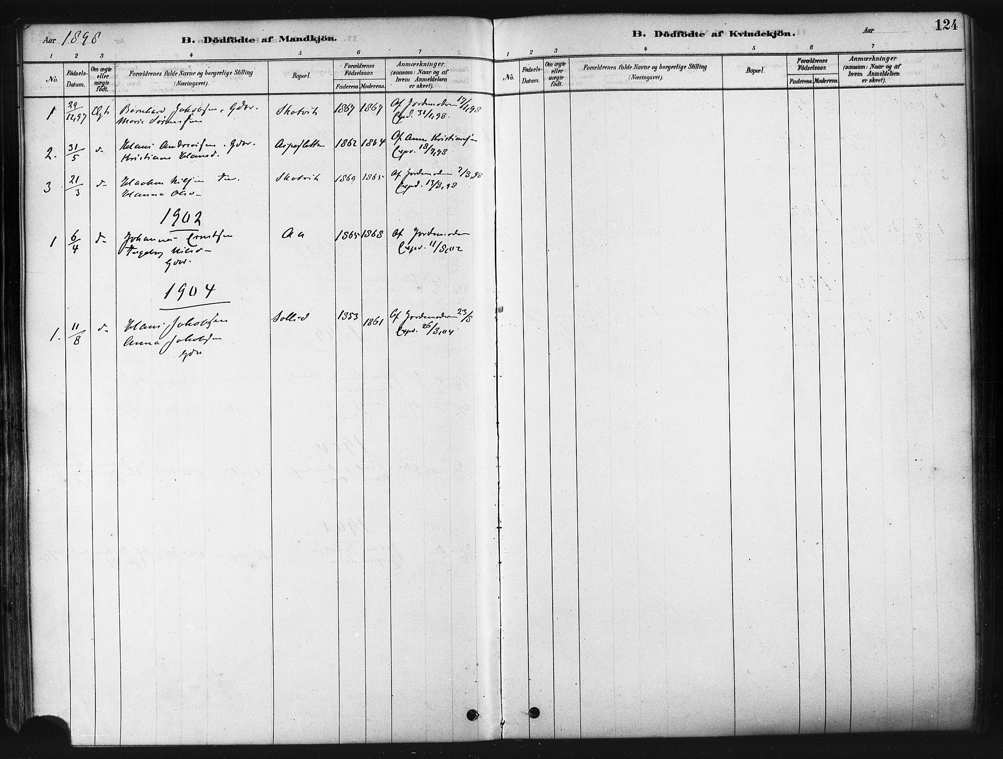 Tranøy sokneprestkontor, SATØ/S-1313/I/Ia/Iaa/L0009kirke: Parish register (official) no. 9, 1878-1904, p. 124