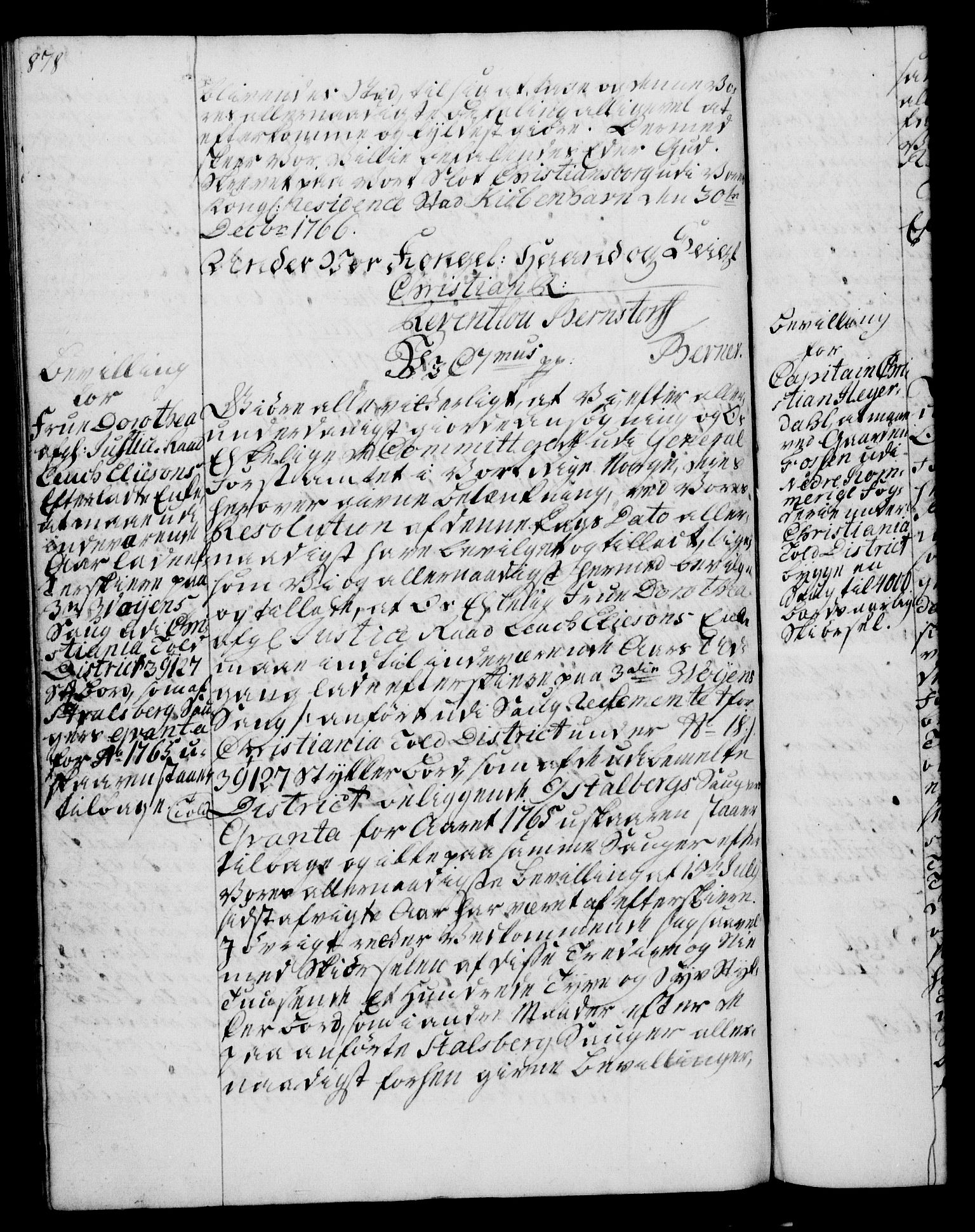 Rentekammeret, Kammerkanselliet, RA/EA-3111/G/Gg/Gga/L0007: Norsk ekspedisjonsprotokoll med register (merket RK 53.7), 1759-1768, p. 878
