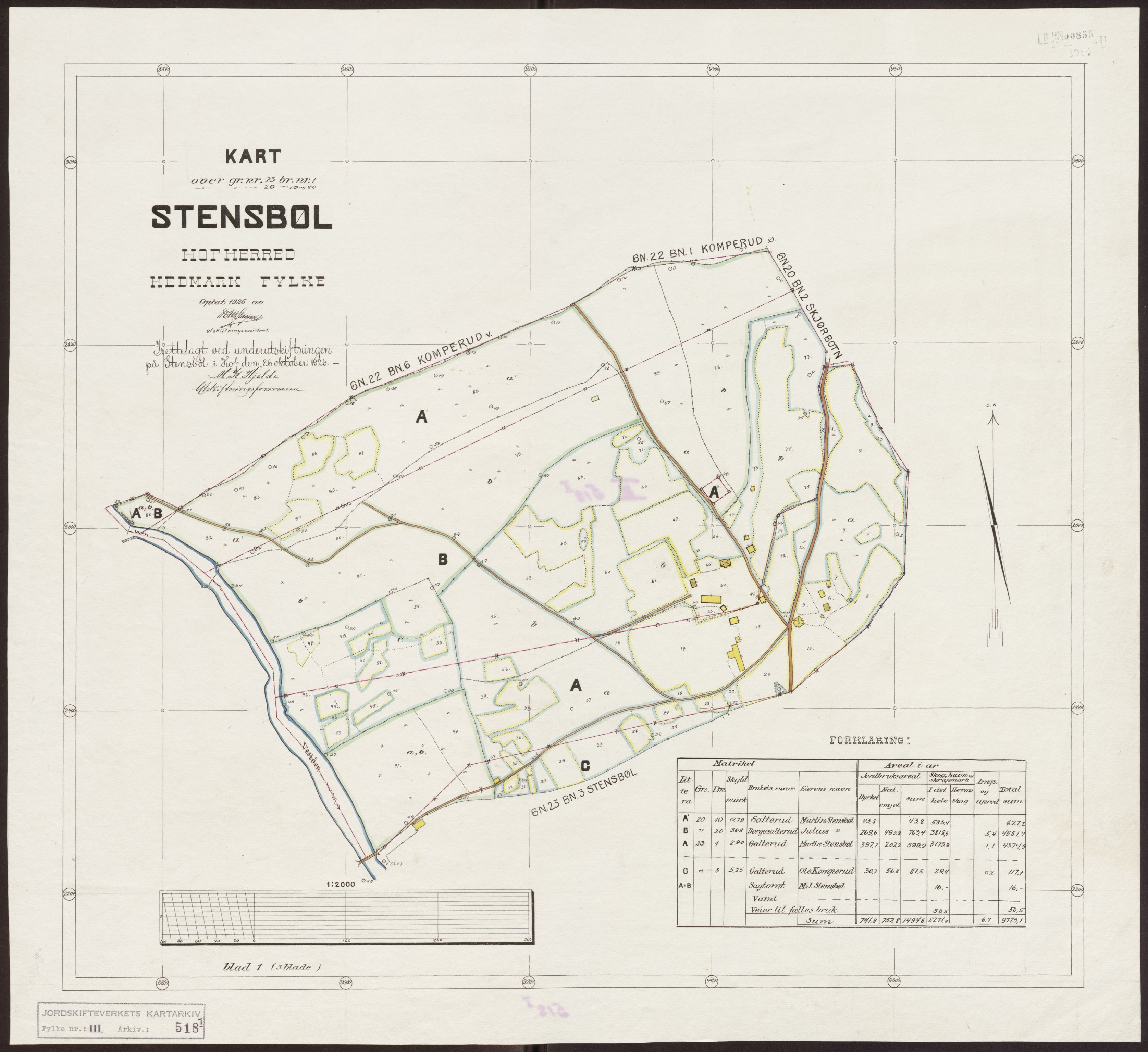 Jordskifteverkets kartarkiv, RA/S-3929/T, 1859-1988, p. 850