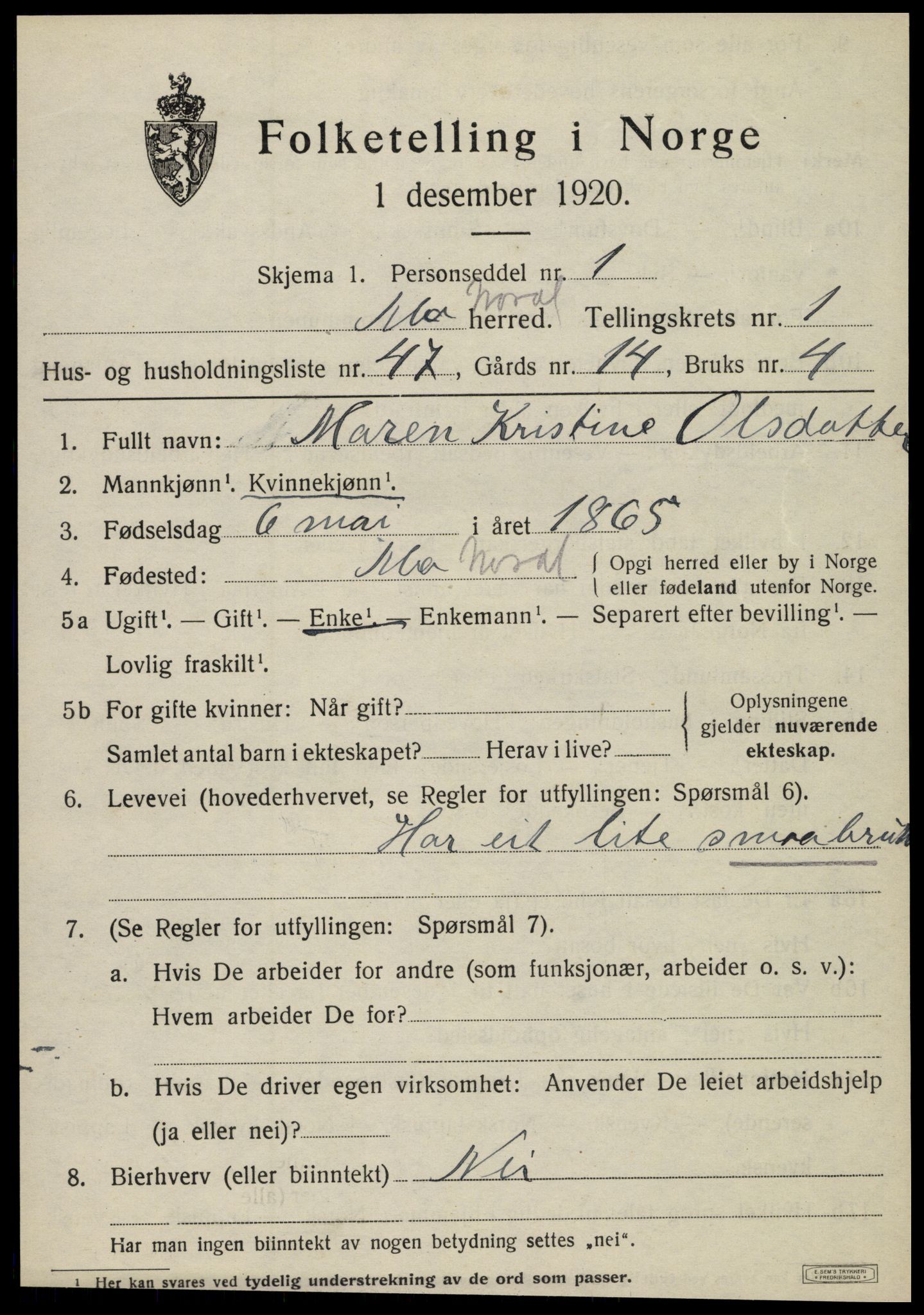 SAT, 1920 census for Mo, 1920, p. 2519