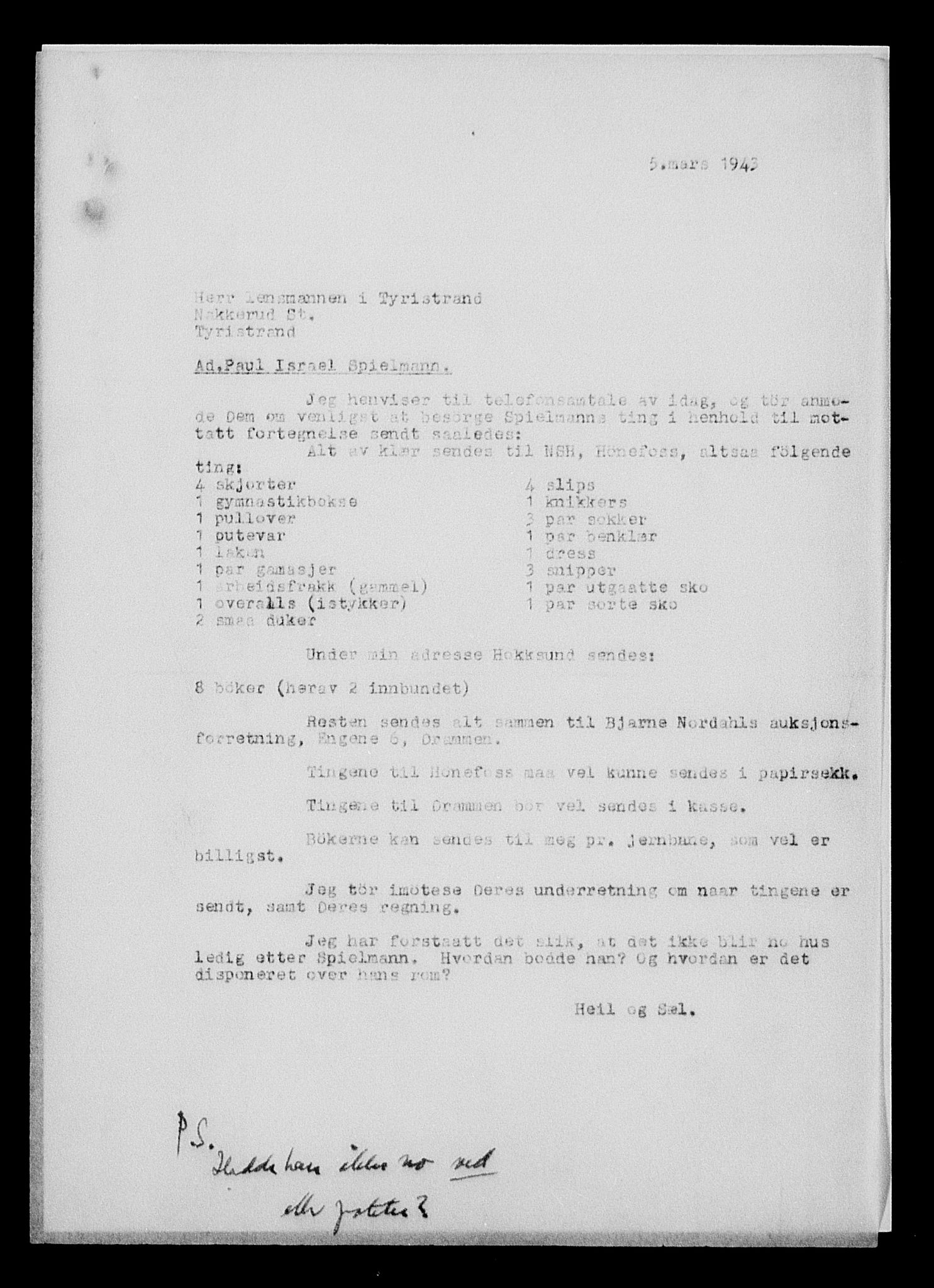 Justisdepartementet, Tilbakeføringskontoret for inndratte formuer, RA/S-1564/H/Hc/Hcd/L1007: --, 1945-1947, p. 266