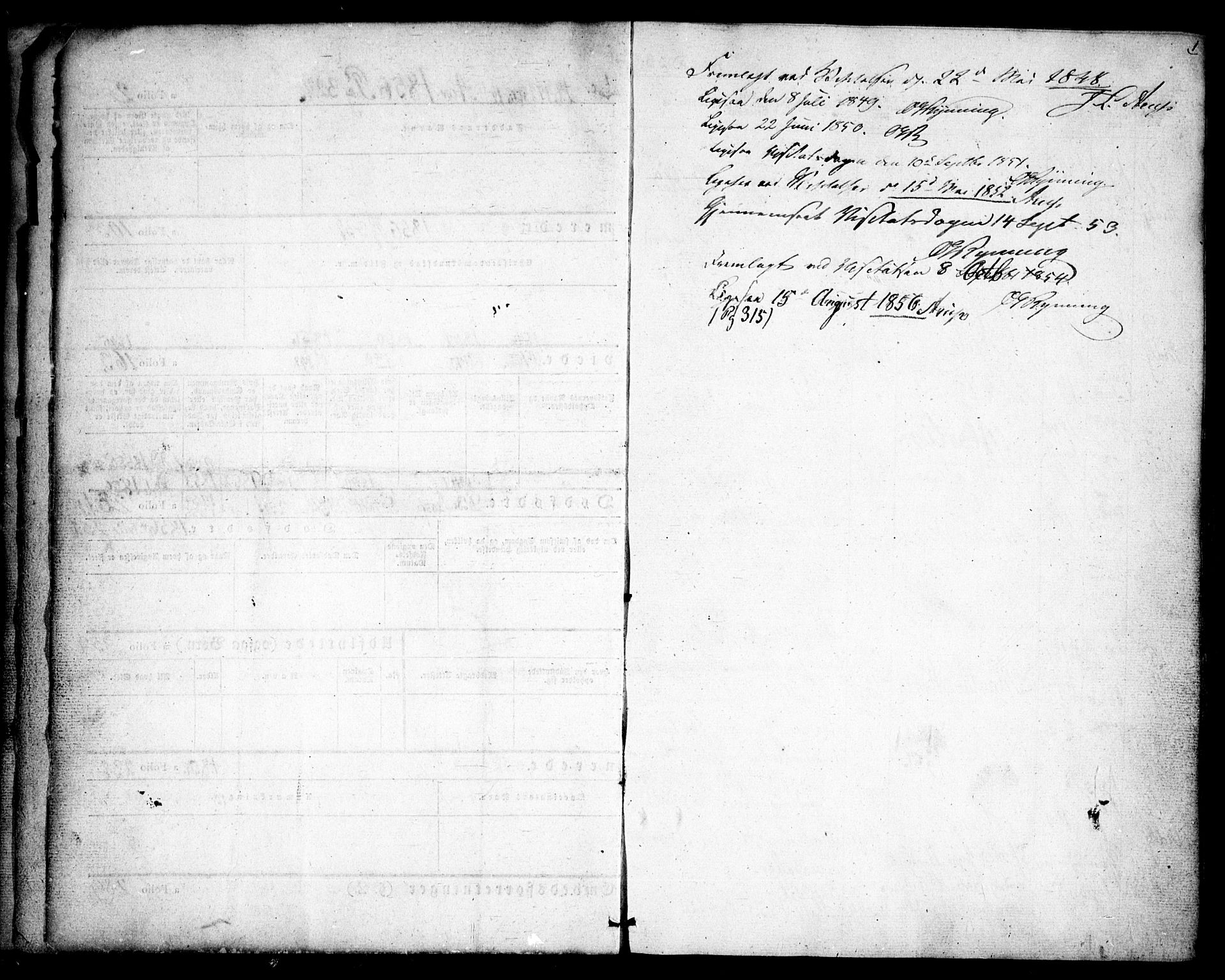 Gjerdrum prestekontor Kirkebøker, AV/SAO-A-10412b/F/Fa/L0006: Parish register (official) no. I 6, 1845-1856, p. 1