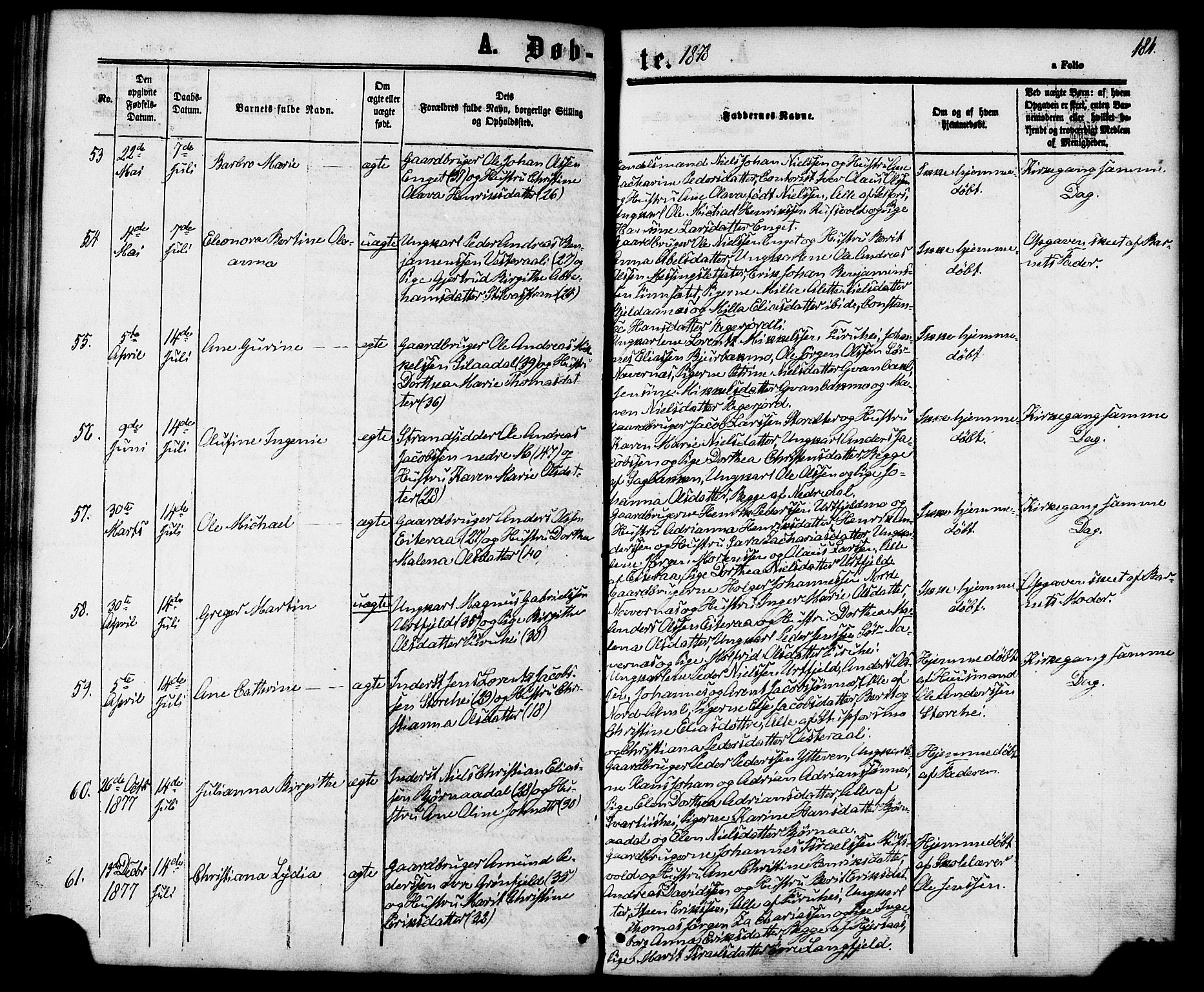 Ministerialprotokoller, klokkerbøker og fødselsregistre - Nordland, AV/SAT-A-1459/827/L0393: Parish register (official) no. 827A05, 1863-1883, p. 184