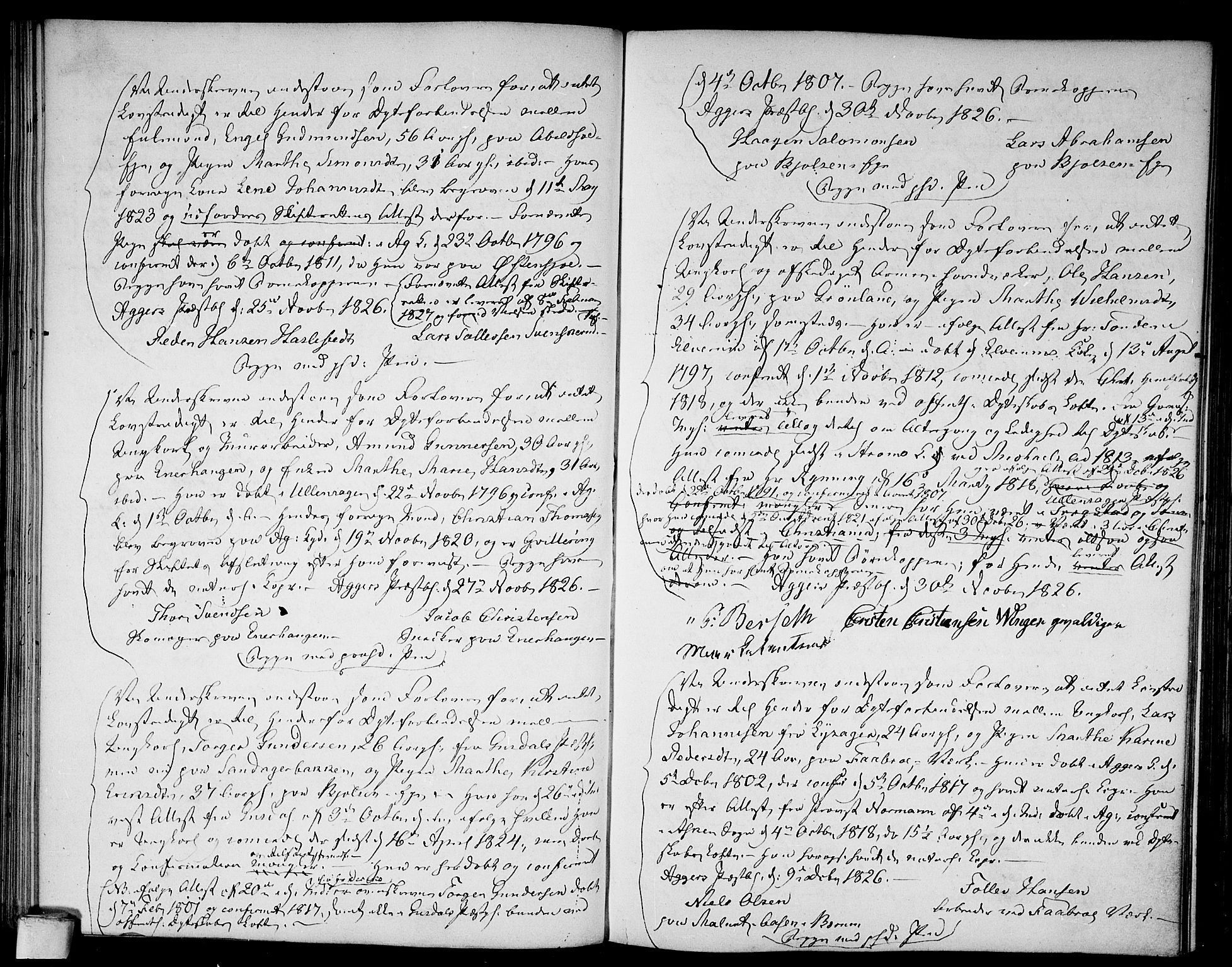 Aker prestekontor kirkebøker, AV/SAO-A-10861/L/L0004: Best man's statements no. 4, 1778-1831