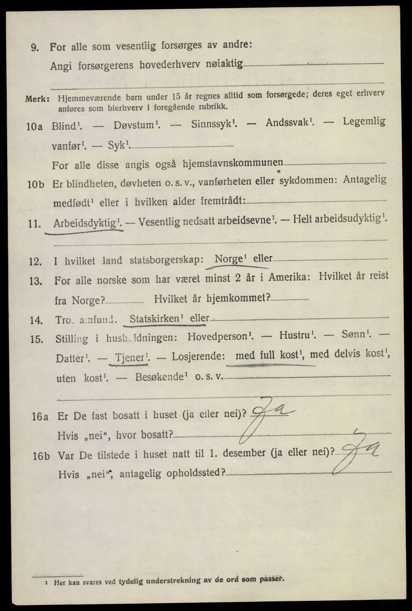 SAKO, 1920 census for Bø (Telemark), 1920, p. 2813