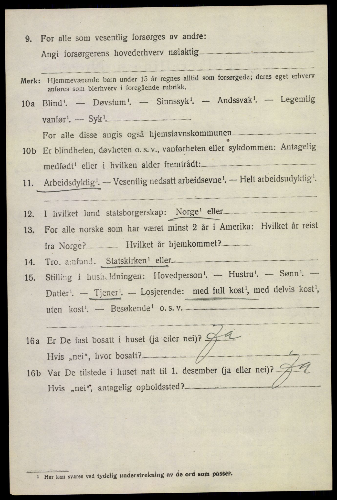 SAKO, 1920 census for Bø (Telemark), 1920, p. 2813