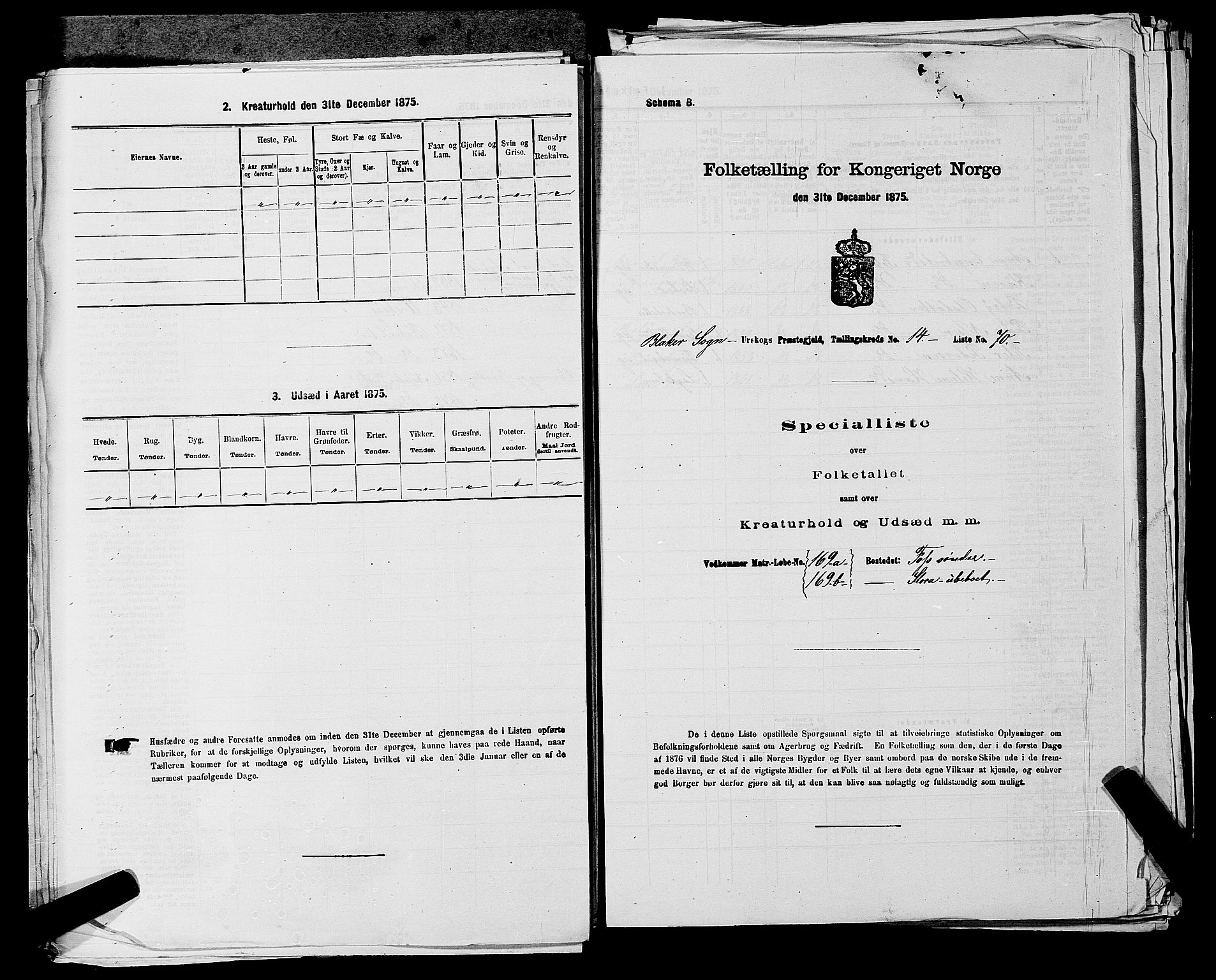 RA, 1875 census for 0224P Aurskog, 1875, p. 1503