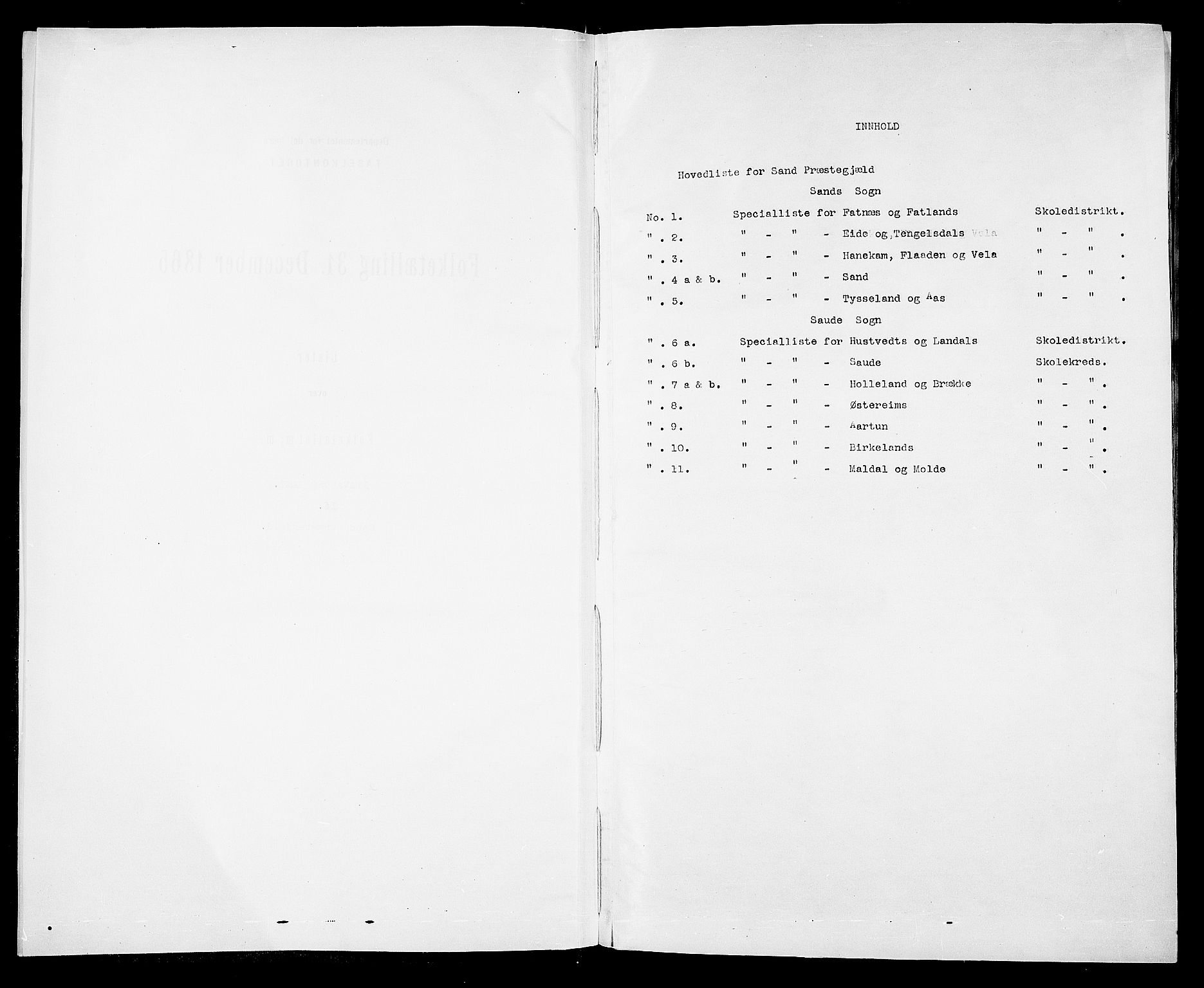 RA, 1865 census for Sand, 1865, p. 4