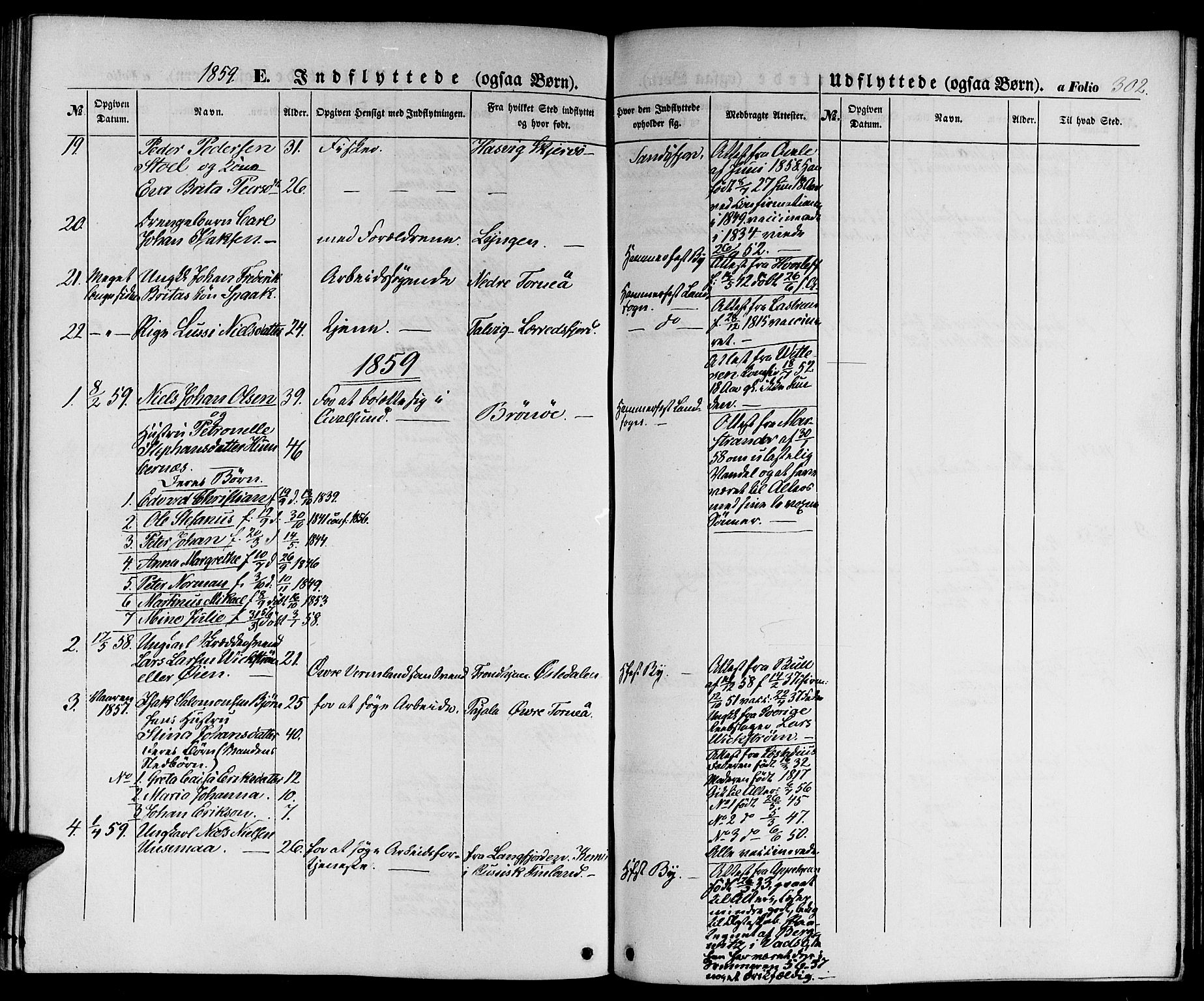 Hammerfest sokneprestkontor, SATØ/S-1347/H/Hb/L0002.klokk: Parish register (copy) no. 2, 1851-1861, p. 302