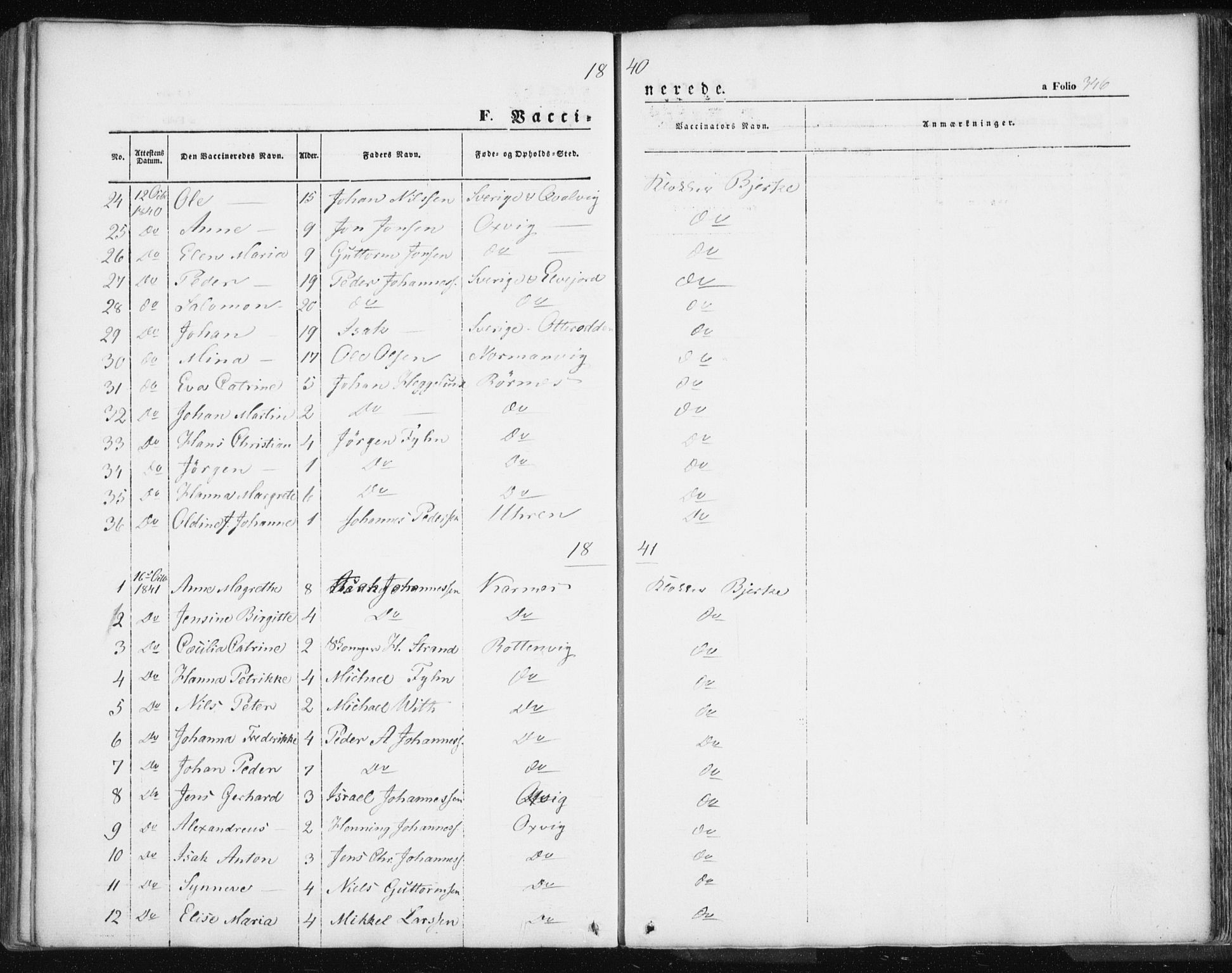 Lyngen sokneprestembete, AV/SATØ-S-1289/H/He/Hea/L0004kirke: Parish register (official) no. 4, 1839-1858, p. 346