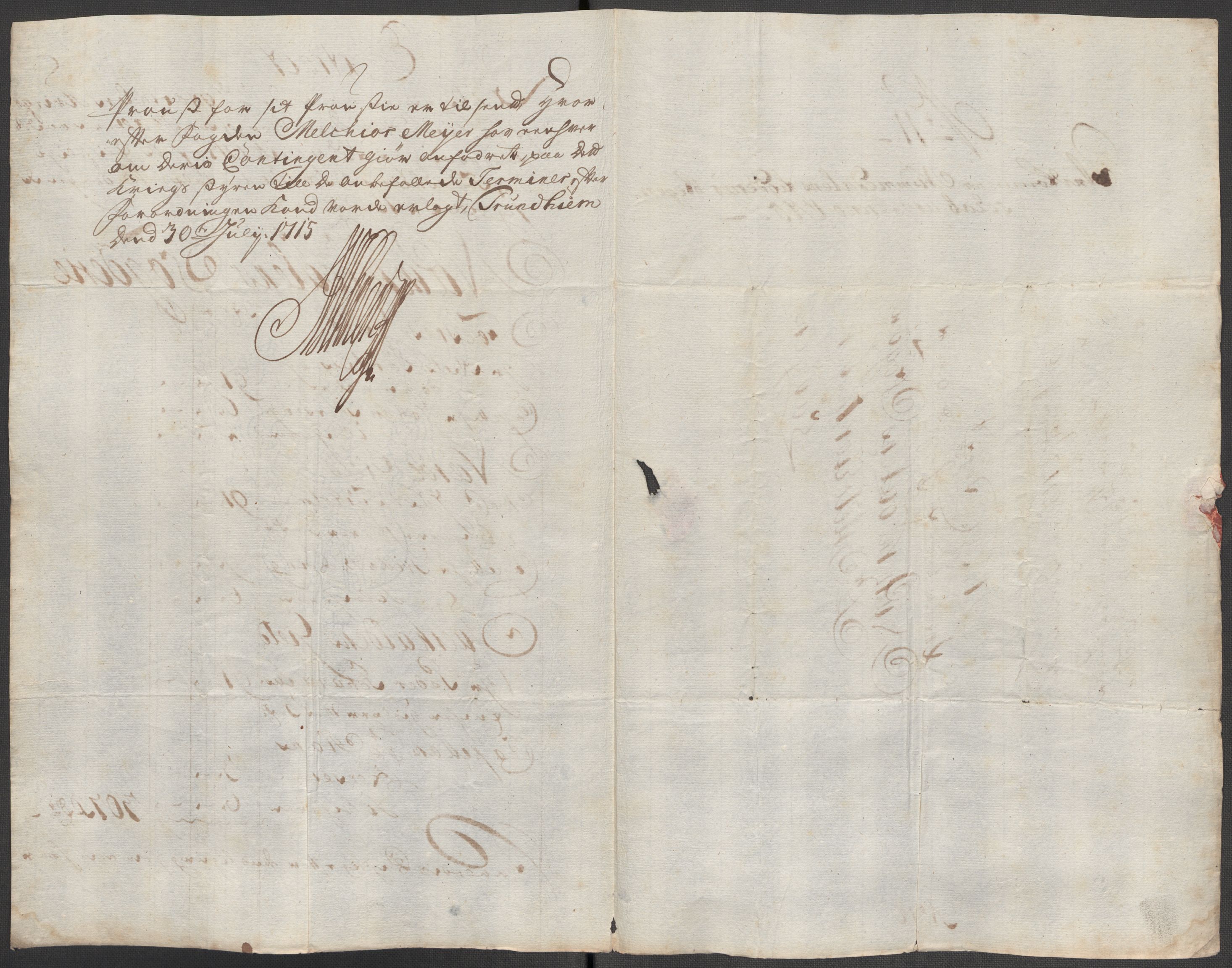 Rentekammeret inntil 1814, Reviderte regnskaper, Fogderegnskap, RA/EA-4092/R64/L4436: Fogderegnskap Namdal, 1715, p. 150