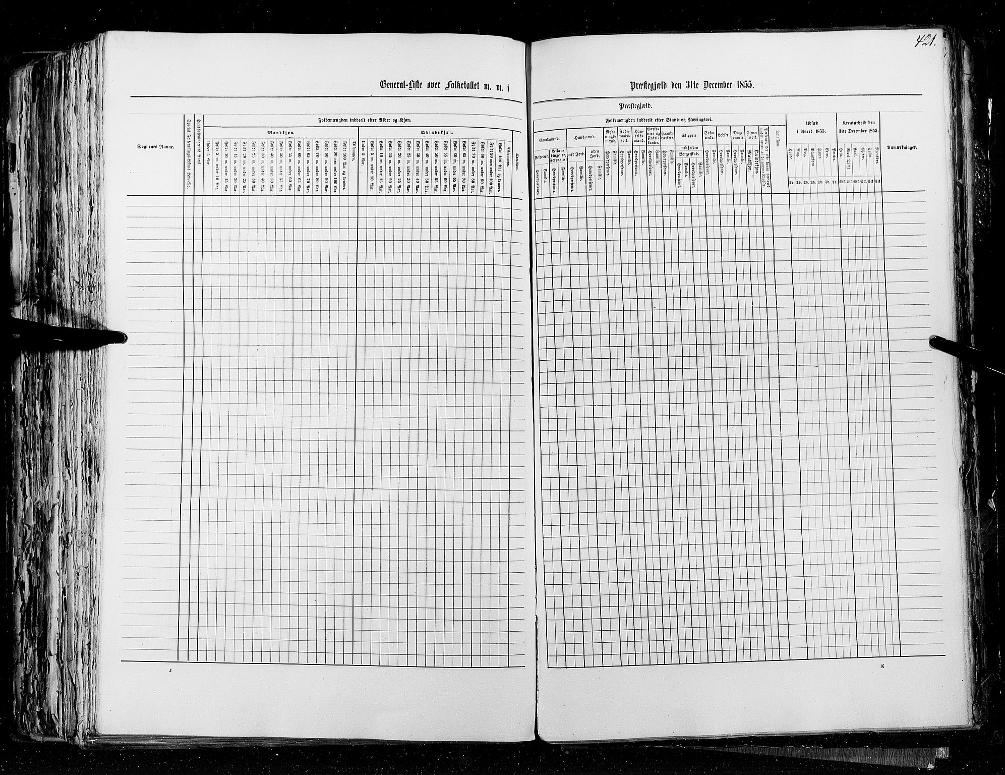 RA, Census 1855, vol. 5: Nordre Bergenhus amt, Romsdal amt og Søndre Trondhjem amt, 1855, p. 421