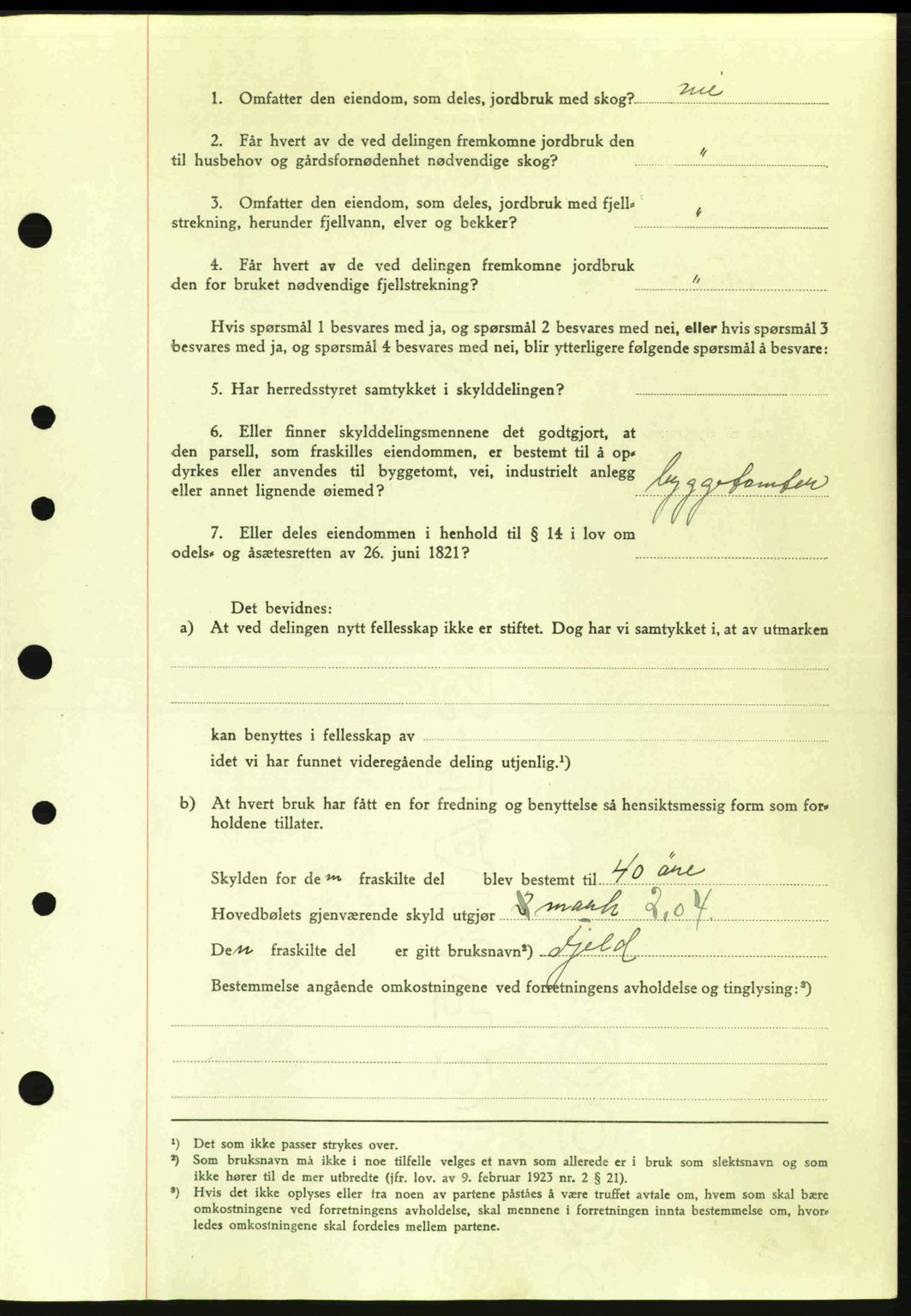 Jarlsberg sorenskriveri, SAKO/A-131/G/Ga/Gaa/L0013: Mortgage book no. A-13, 1942-1943, Diary no: : 1207/1943