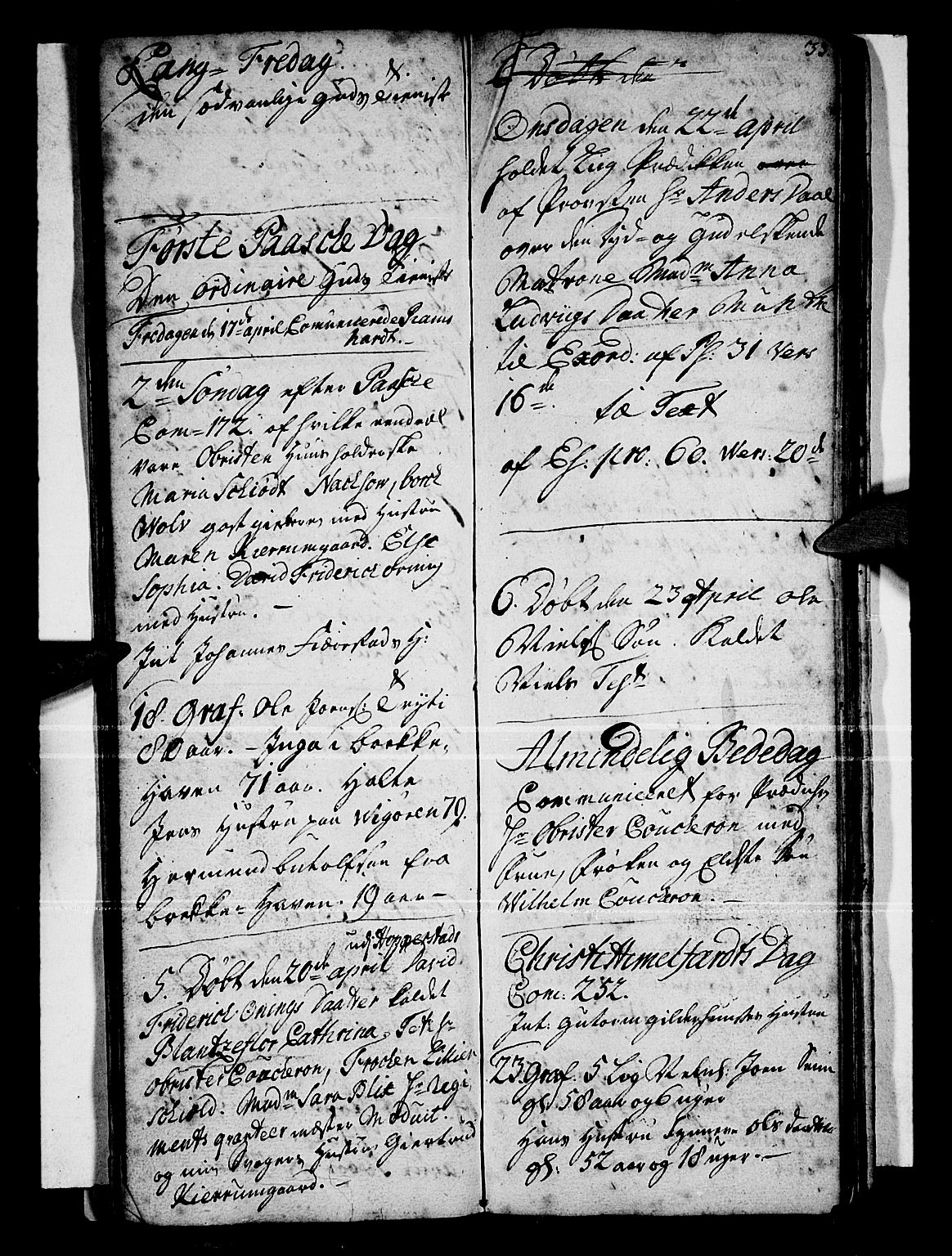 Vik sokneprestembete, AV/SAB-A-81501/H/Haa/Haaa/L0001: Parish register (official) no. A 1 / 1, 1727-1740, p. 33