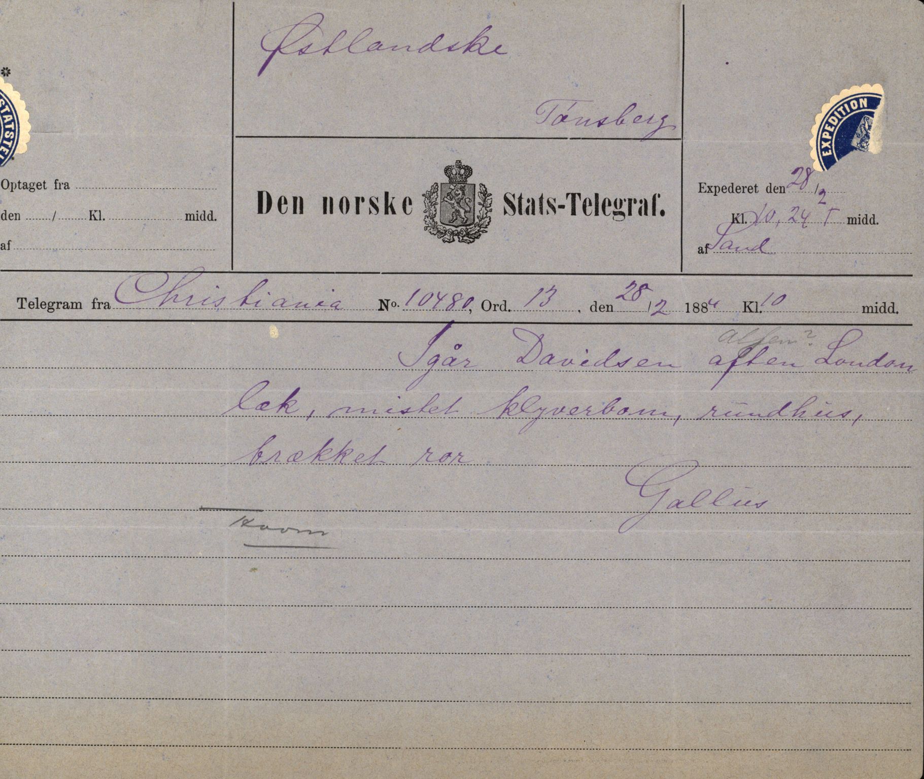 Pa 63 - Østlandske skibsassuranceforening, VEMU/A-1079/G/Ga/L0017/0001: Havaridokumenter / Triton, Albama, Alfen, 1884, p. 65