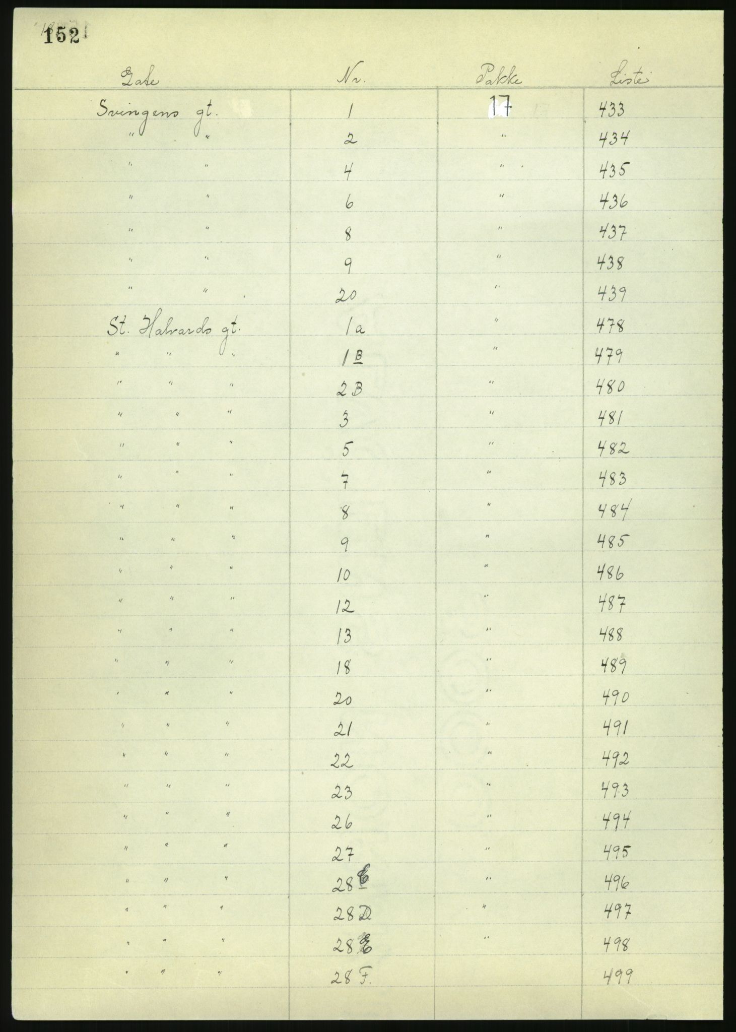 RA, 1885 census for 0301 Kristiania, 1885, p. 154