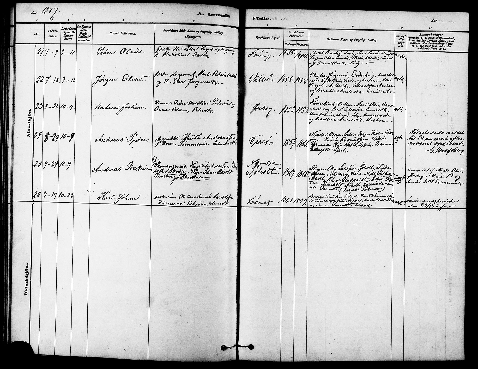 Ministerialprotokoller, klokkerbøker og fødselsregistre - Møre og Romsdal, AV/SAT-A-1454/522/L0315: Parish register (official) no. 522A10, 1878-1890