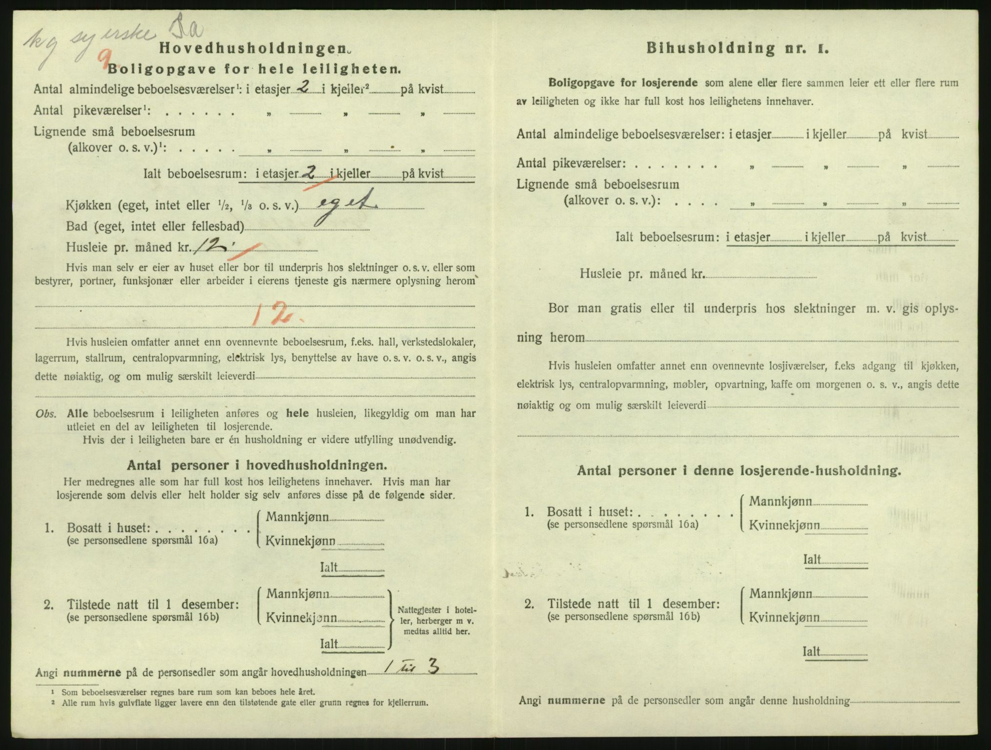 SAK, 1920 census for Grimstad, 1920, p. 1418