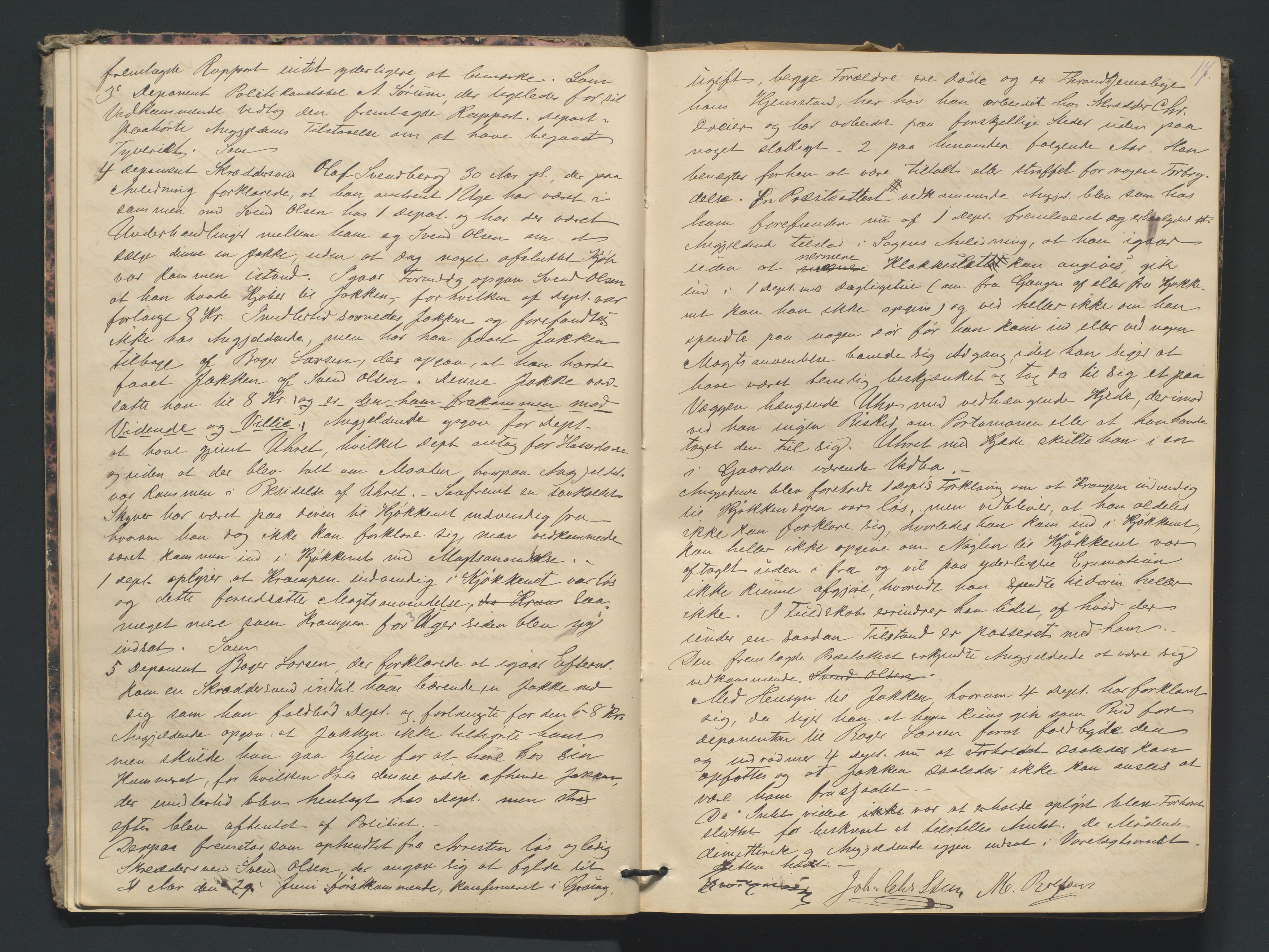 Risør byfogd, AV/SAK-1222-0005/F/Fa/L0004: Justisprotokoll nr. 4, 1877-1880, p. 16b-17a