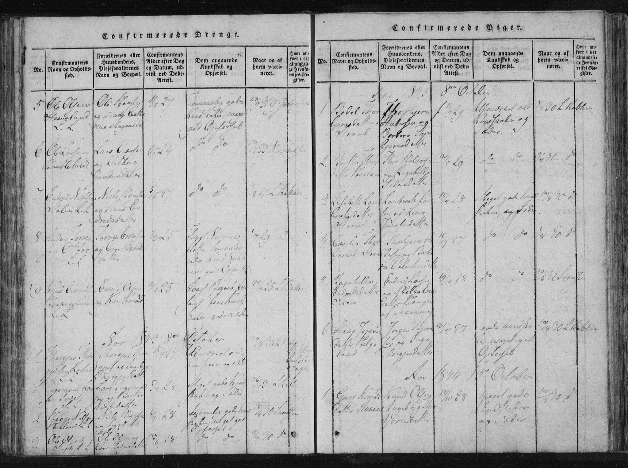 Vikedal sokneprestkontor, SAST/A-101840/01/IV: Parish register (official) no. A 4, 1816-1850, p. 254