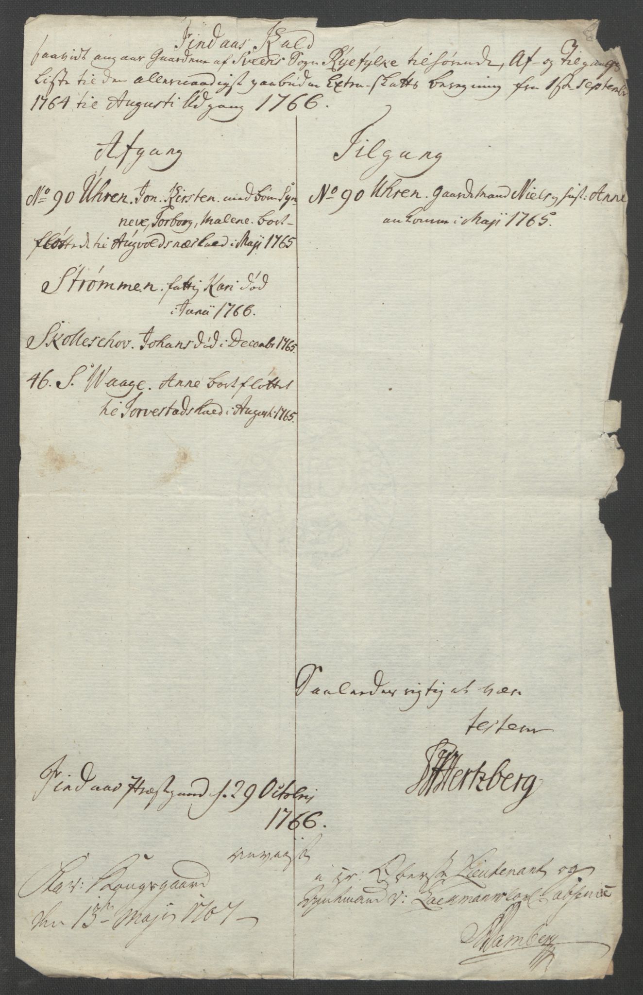 Rentekammeret inntil 1814, Reviderte regnskaper, Fogderegnskap, AV/RA-EA-4092/R47/L2972: Ekstraskatten Ryfylke, 1762-1780, p. 87