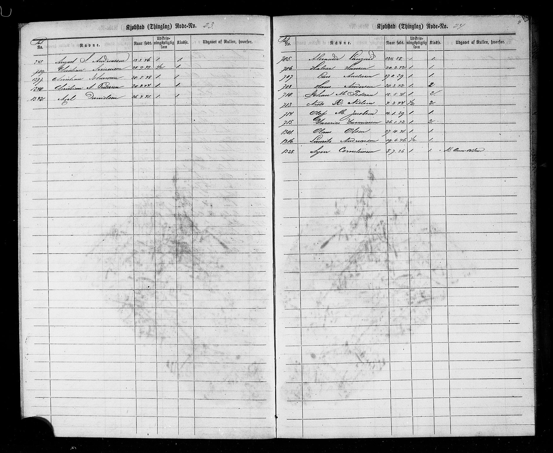 Fredrikstad mønstringskontor, AV/SAO-A-10569b/F/Fc/Fcc/L0002: Utskrivningsregisterrulle, 1880, p. 6