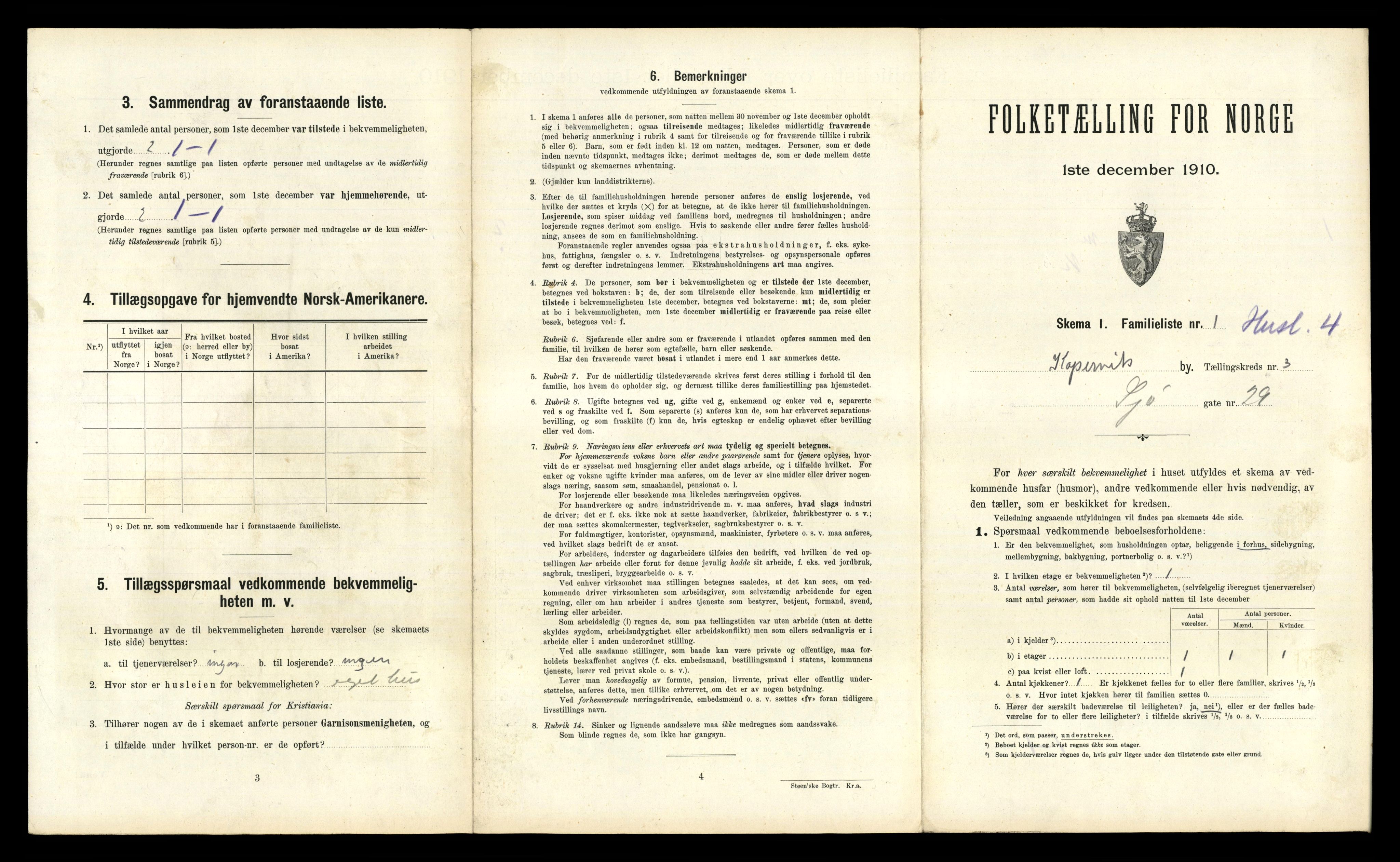 RA, 1910 census for Kopervik, 1910, p. 888