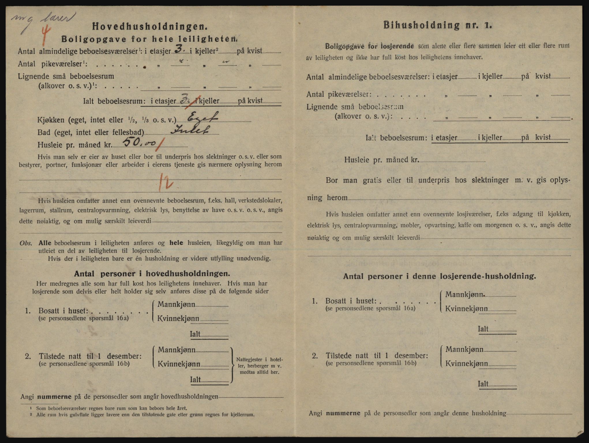 SATØ, 1920 census for Harstad, 1920, p. 1400