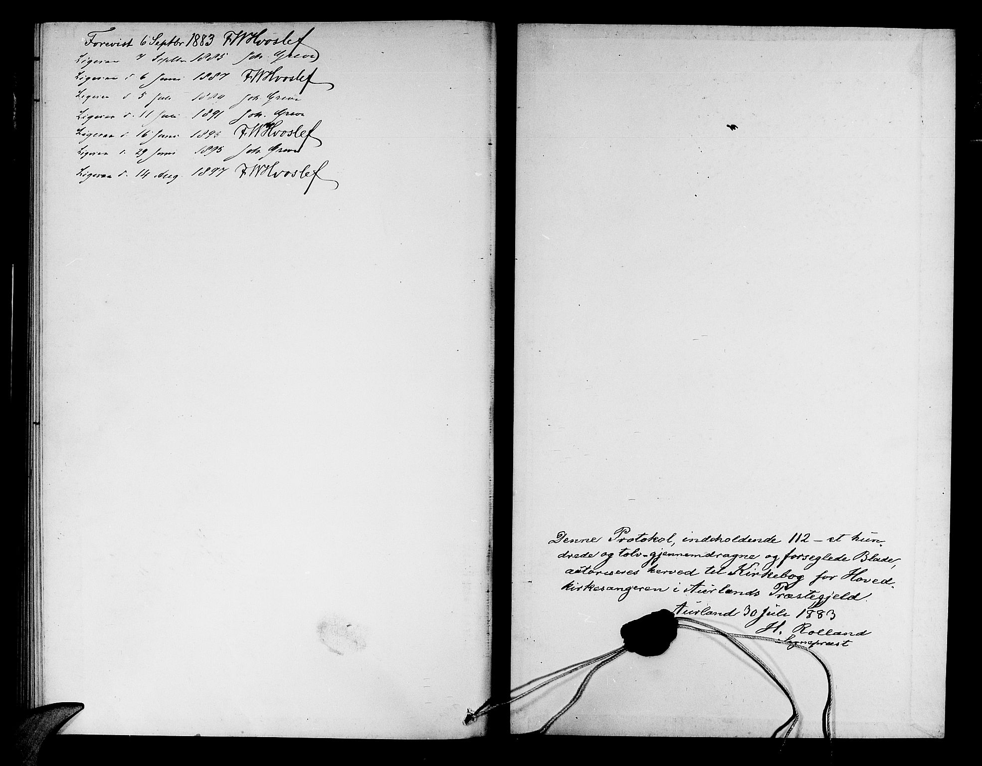 Aurland sokneprestembete, AV/SAB-A-99937/H/Hb/Hba/L0002: Parish register (copy) no. A 2, 1880-1895