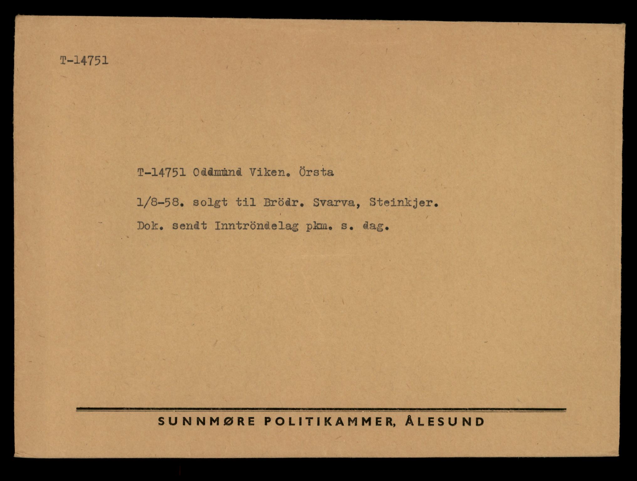 Møre og Romsdal vegkontor - Ålesund trafikkstasjon, AV/SAT-A-4099/F/Fe/L0048: Registreringskort for kjøretøy T 14721 - T 14863, 1927-1998, p. 1040