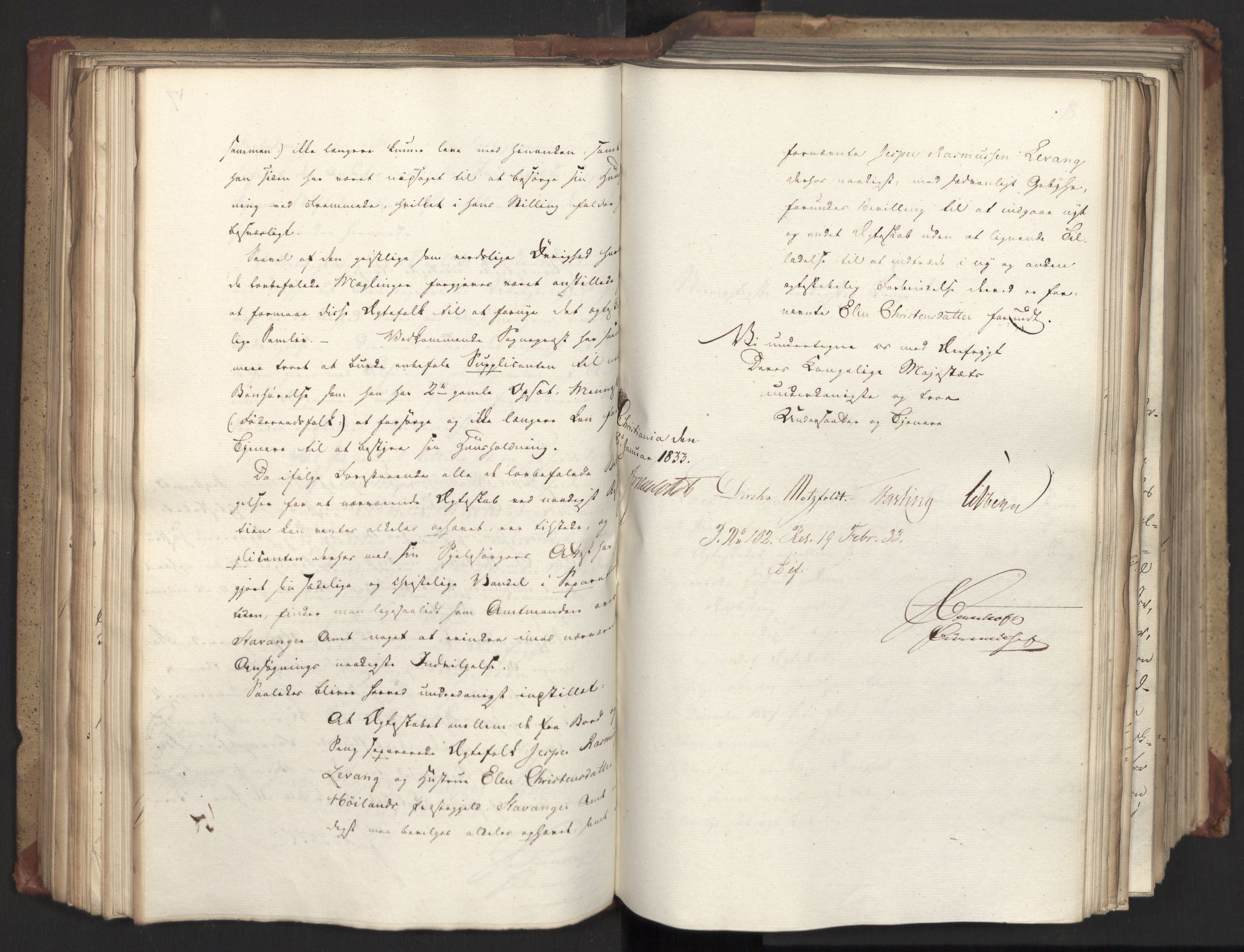 Statsrådsavdelingen i Stockholm, AV/RA-S-1003/D/Da/L0082: Regjeringsinnstillinger nr. 2858-2979, 1833, p. 147