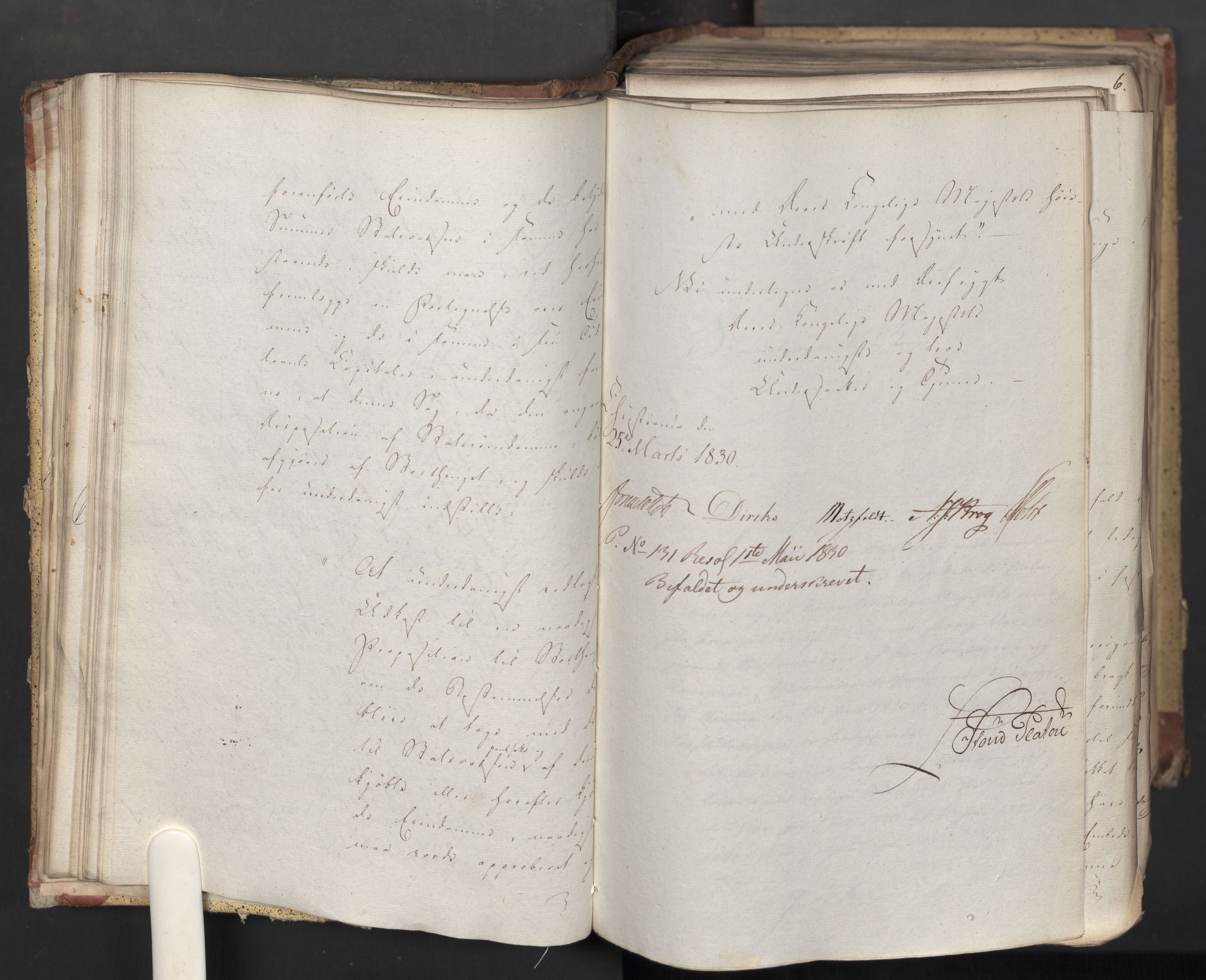 Statsrådsavdelingen i Stockholm, AV/RA-S-1003/D/Da/L0065: Regjeringsinnstillinger nr. 1-239, 1830, p. 78