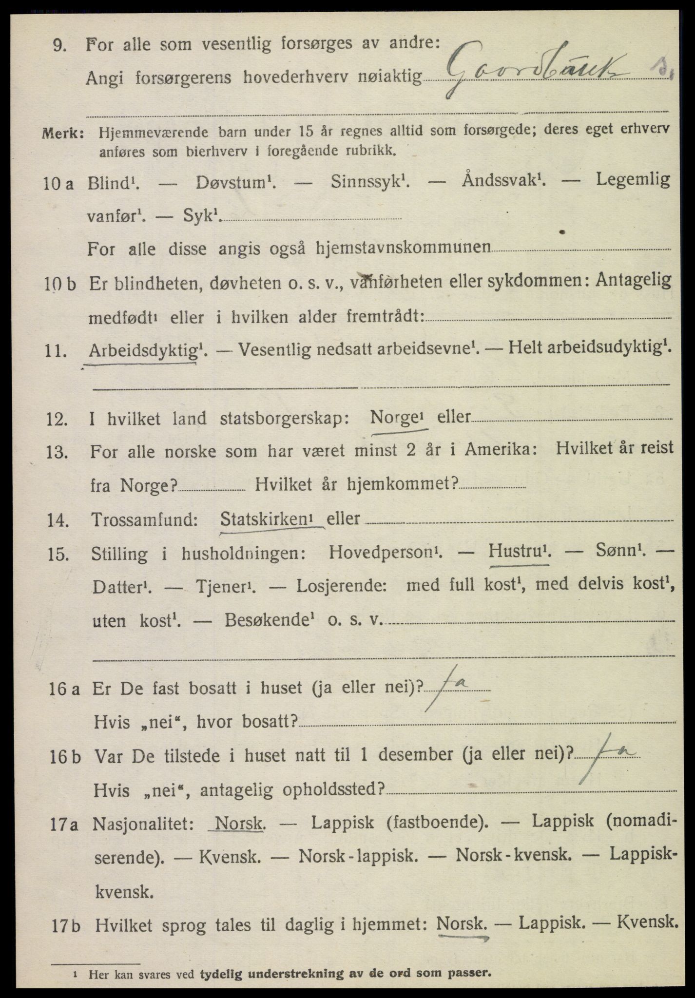 SAT, 1920 census for Bindal, 1920, p. 4886