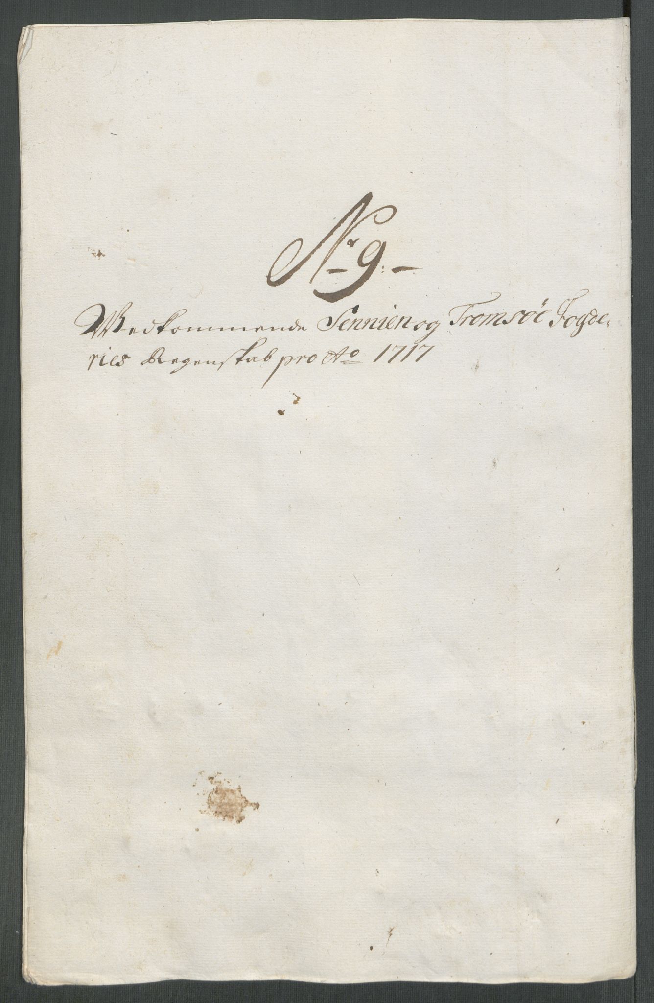 Rentekammeret inntil 1814, Reviderte regnskaper, Fogderegnskap, AV/RA-EA-4092/R68/L4763: Fogderegnskap Senja og Troms, 1717, p. 120