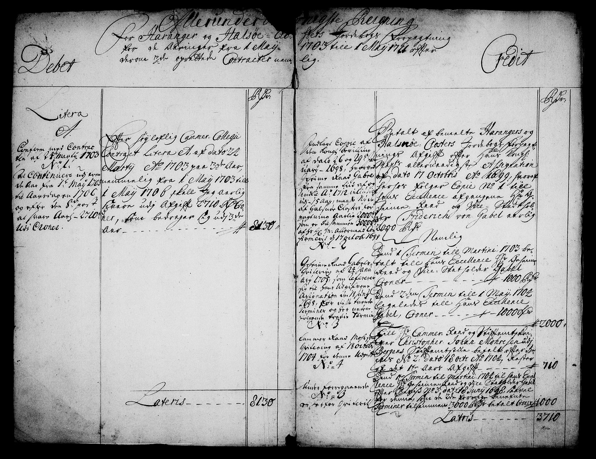 Rentekammeret inntil 1814, Realistisk ordnet avdeling, RA/EA-4070/On/L0005: [Jj 6]: Forskjellige dokumenter om Halsnøy klosters gods, 1697-1770, p. 14