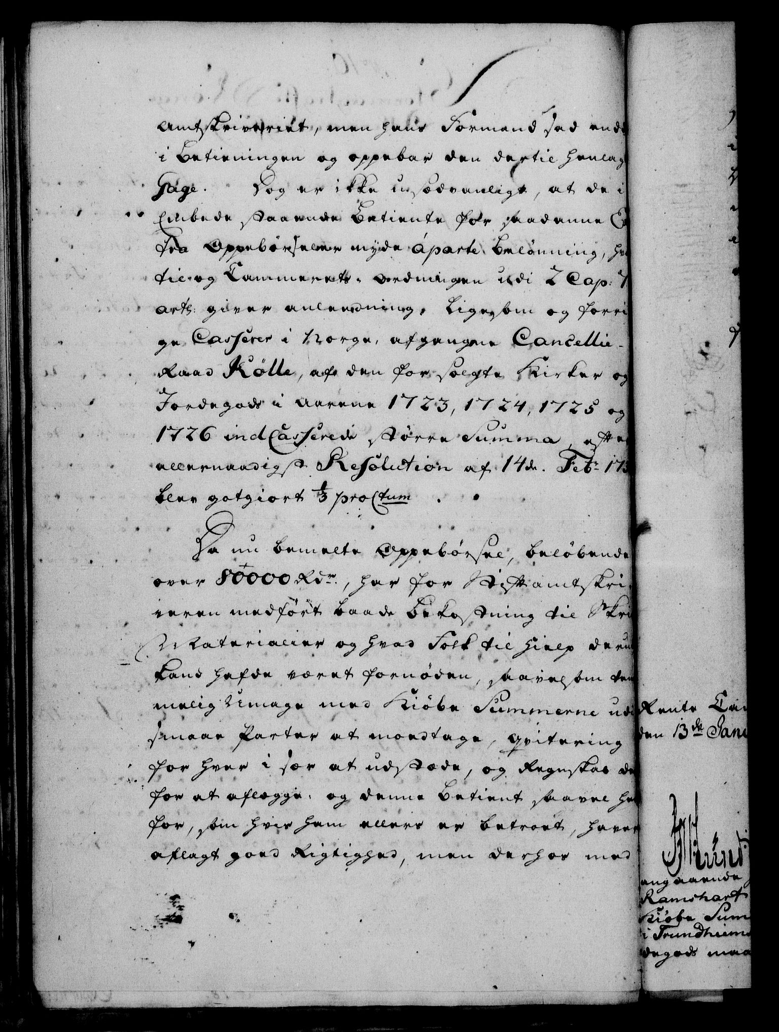 Rentekammeret, Kammerkanselliet, RA/EA-3111/G/Gf/Gfa/L0041: Norsk relasjons- og resolusjonsprotokoll (merket RK 52.41), 1759, p. 84