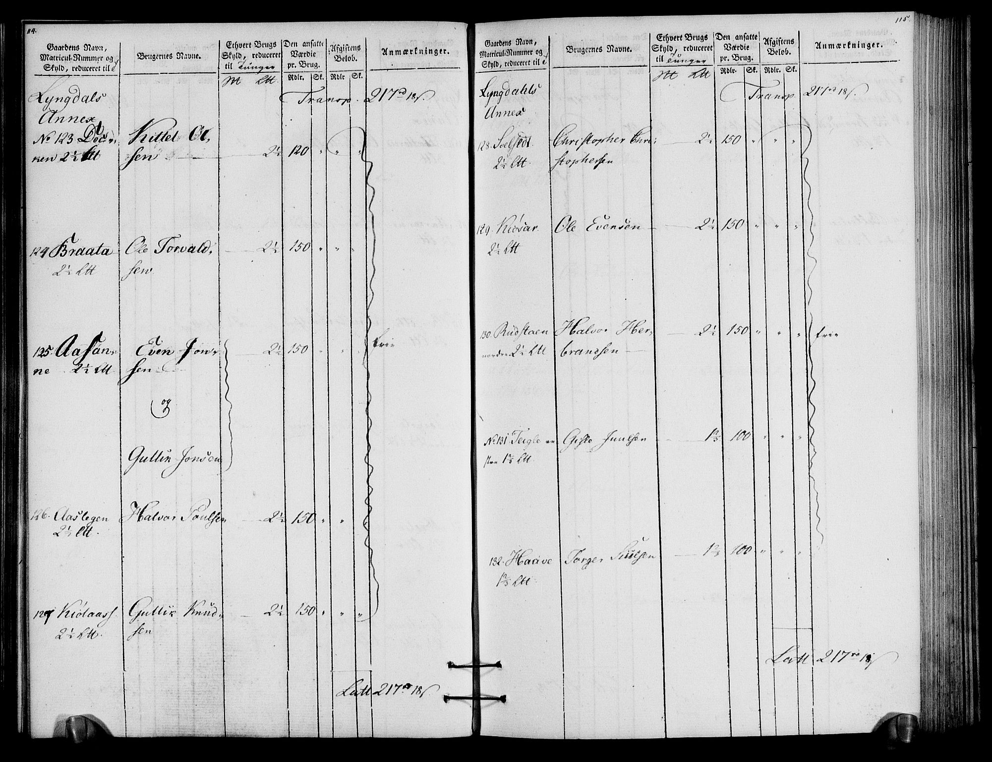 Rentekammeret inntil 1814, Realistisk ordnet avdeling, AV/RA-EA-4070/N/Ne/Nea/L0057a: Numedal og Sandsvær fogderi. Oppebørselsregister for fogderiets landdistrikter, 1803-1804, p. 61