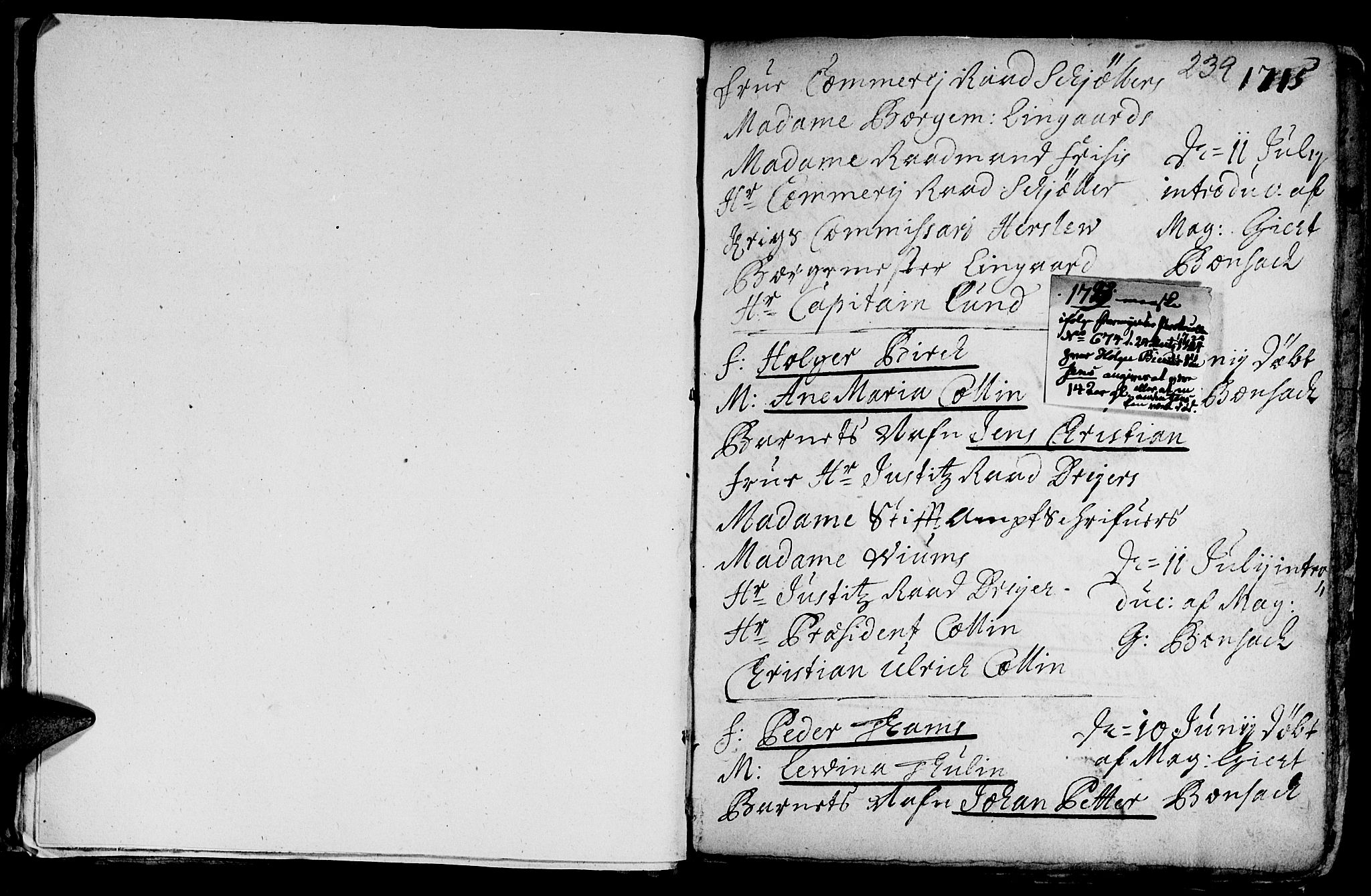 Ministerialprotokoller, klokkerbøker og fødselsregistre - Sør-Trøndelag, AV/SAT-A-1456/601/L0035: Parish register (official) no. 601A03, 1713-1728, p. 239